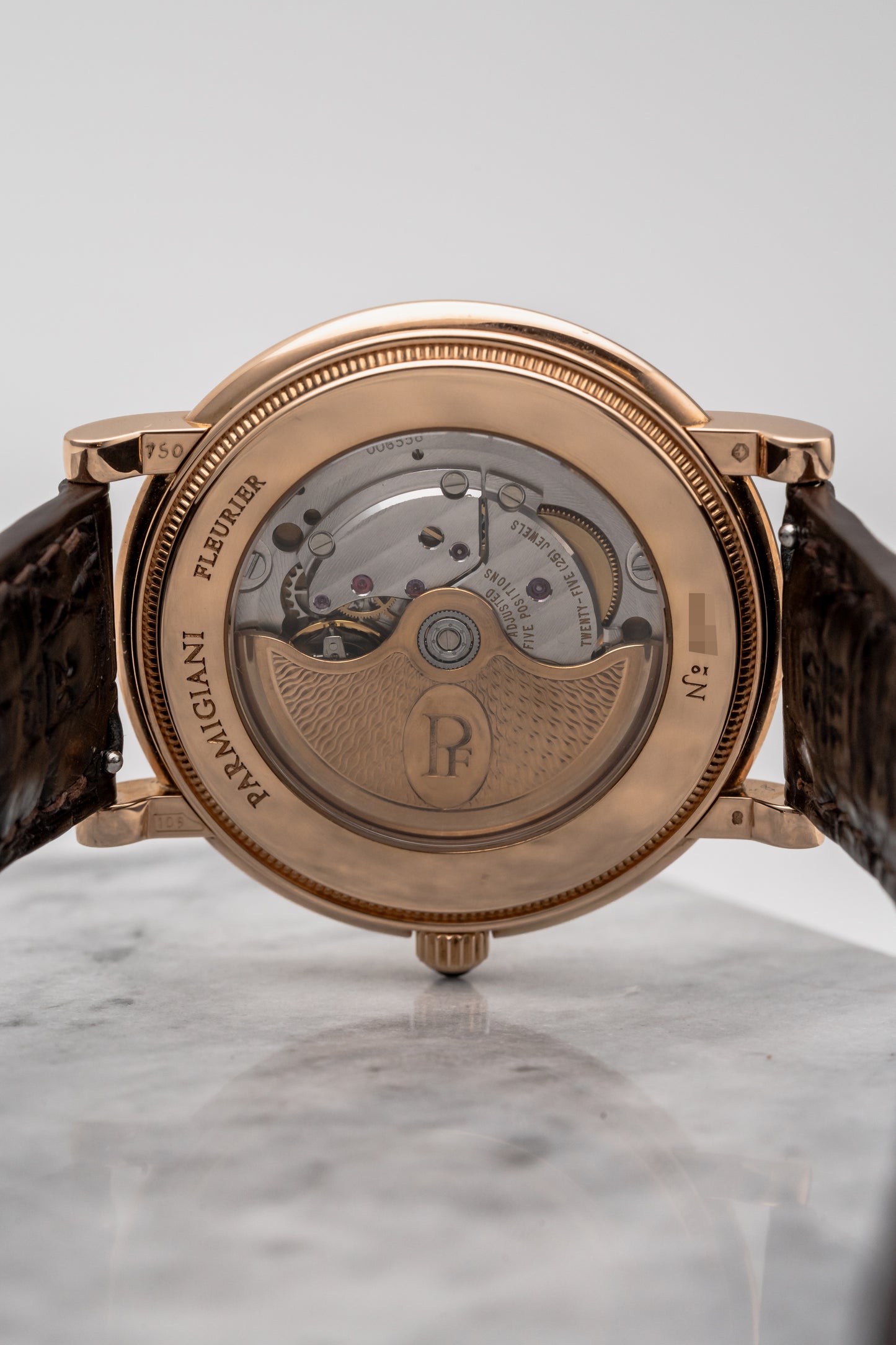 Parmigiani Fleurier Toric Automatic C00742 Silver Guilloché Dial