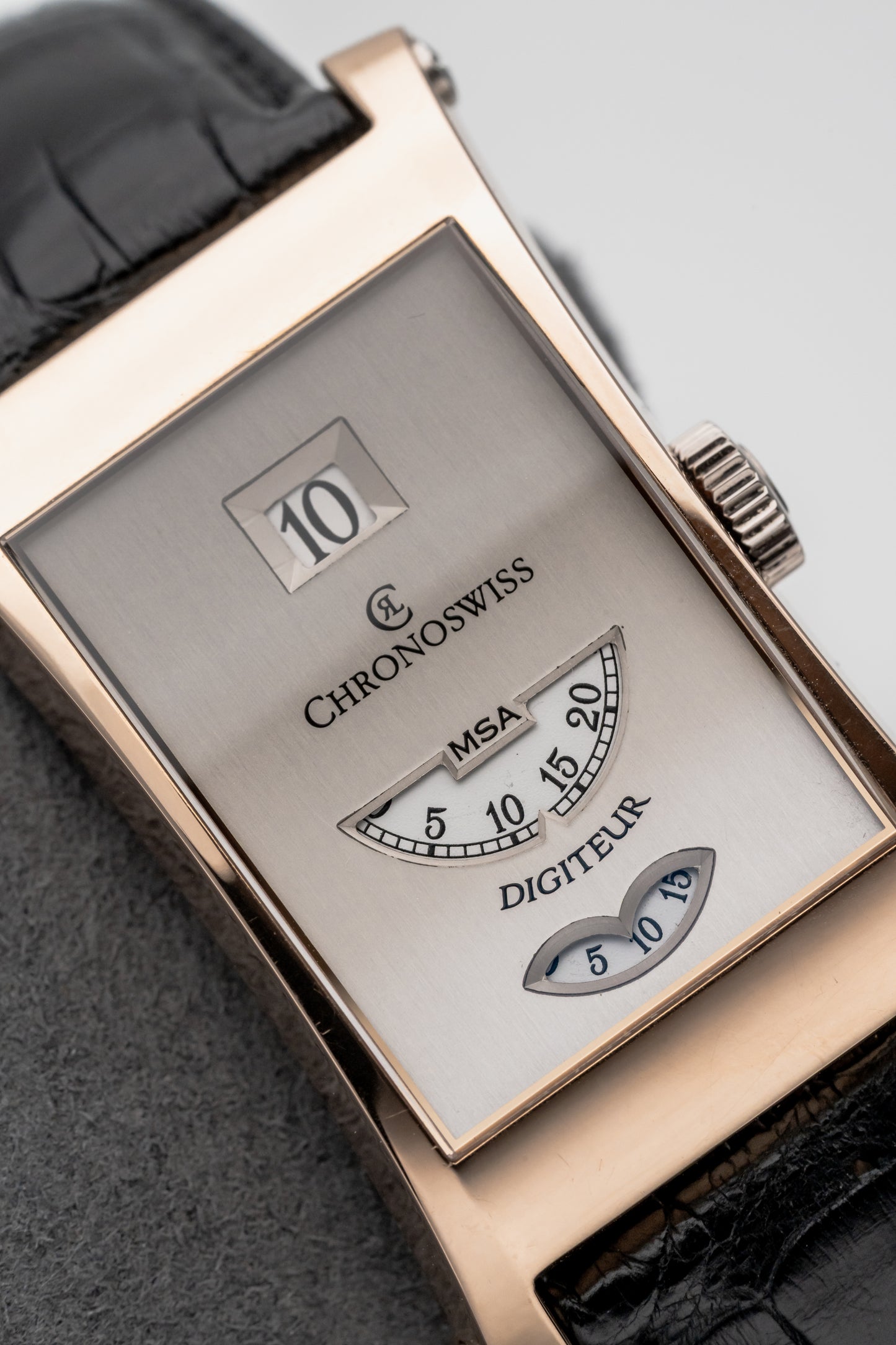 Chronoswiss Digiteur CH1371, Silver Dial