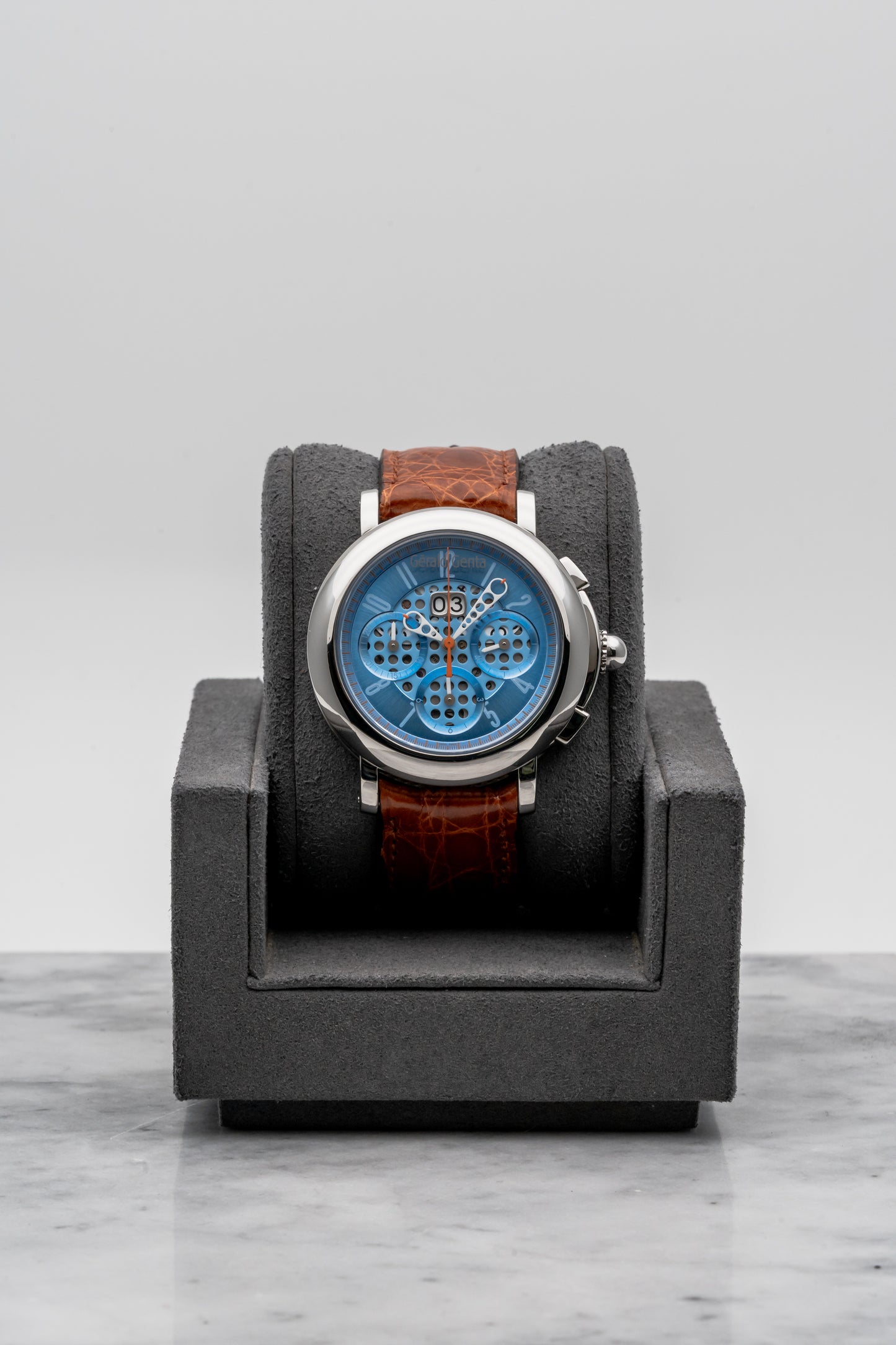 Gerald Genta Chronosport CHS.X.10 Blue Dial