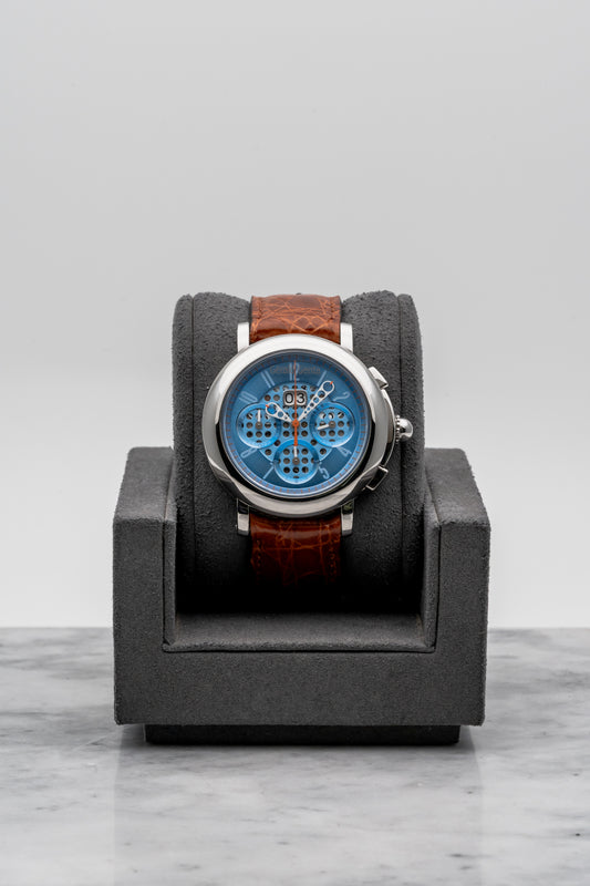 Gerald Genta Chronosport CHS.X.10 Blue Dial