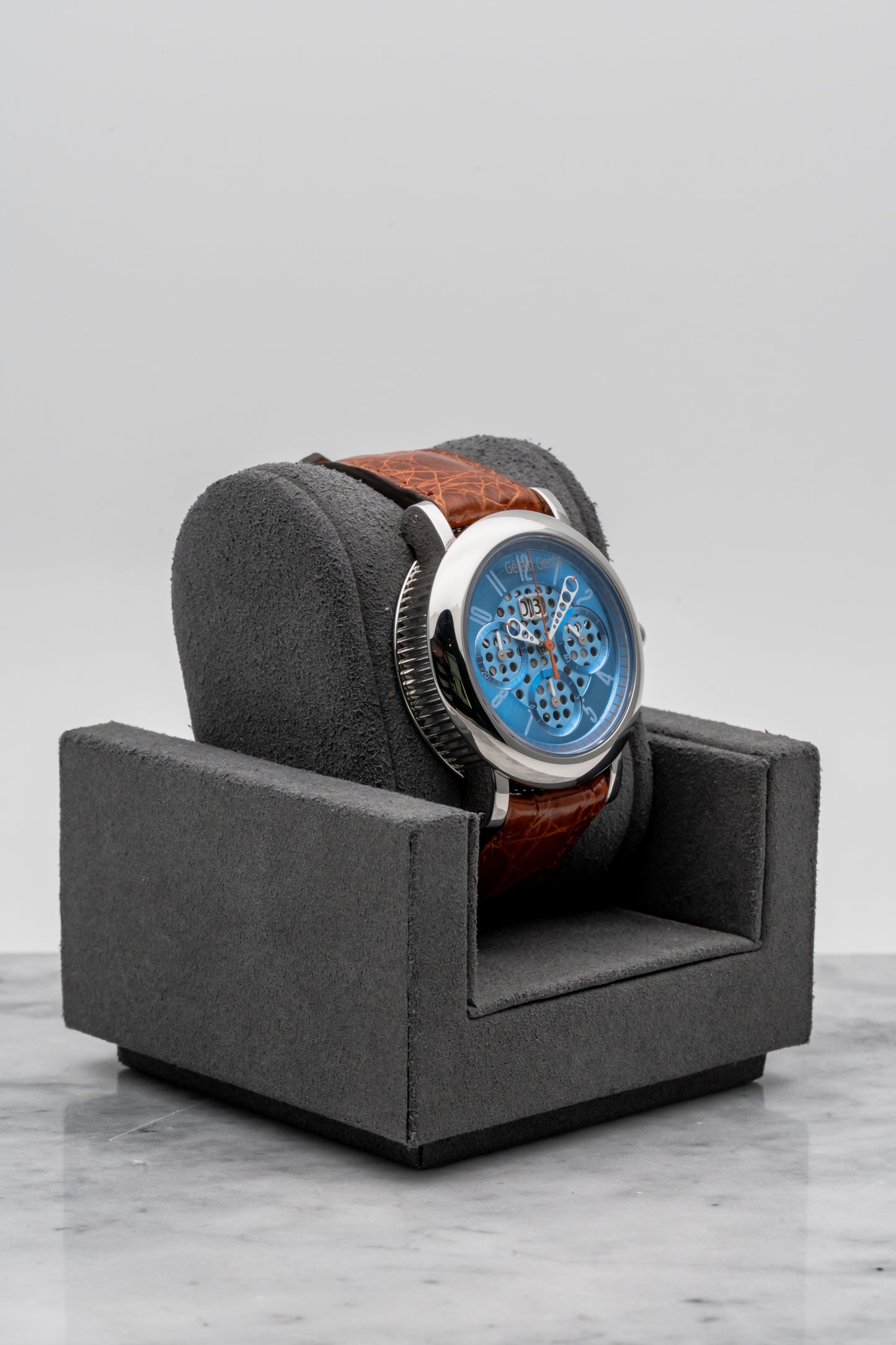 Gerald Genta Chronosport CHS.X.10 Blue Dial
