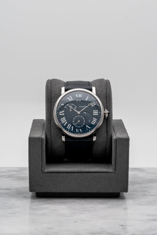 Cartier Rotonde de Cartier Second Time Zone W1556241, Blue Dial