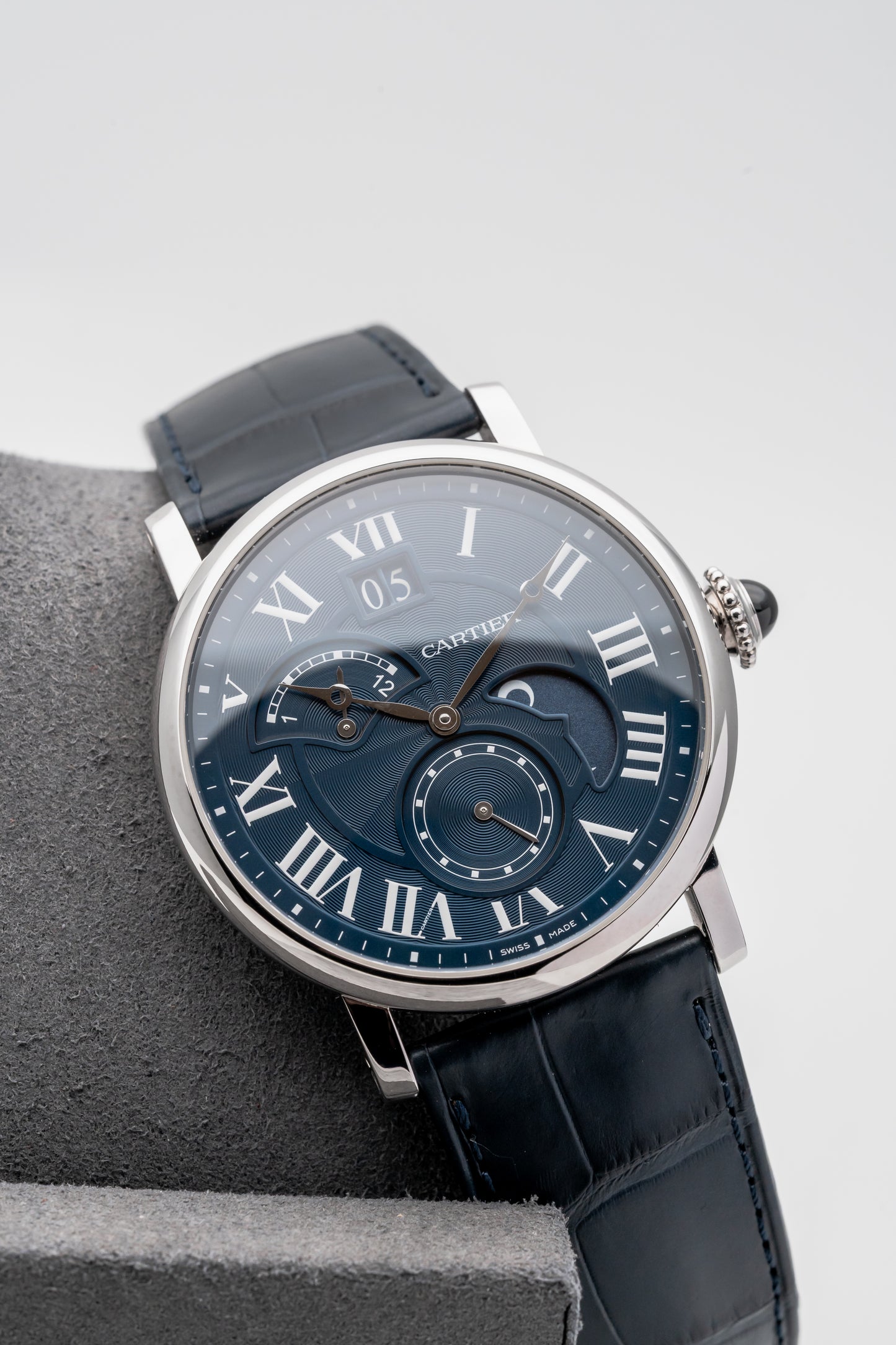 Cartier Rotonde de Cartier Second Time Zone W1556241, Blue Dial