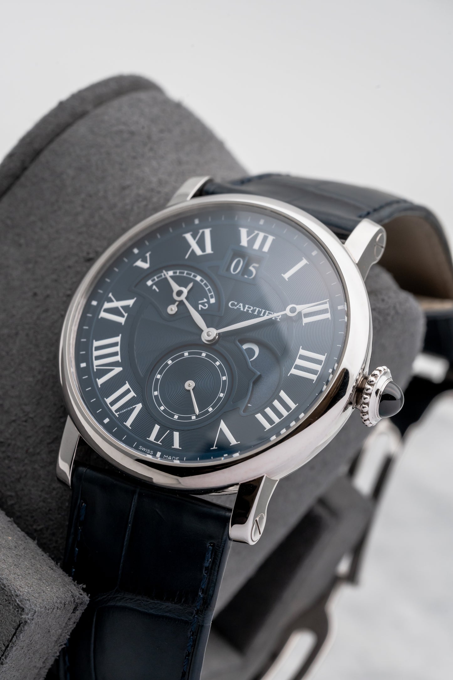 Cartier Rotonde de Cartier Second Time Zone W1556241, Blue Dial