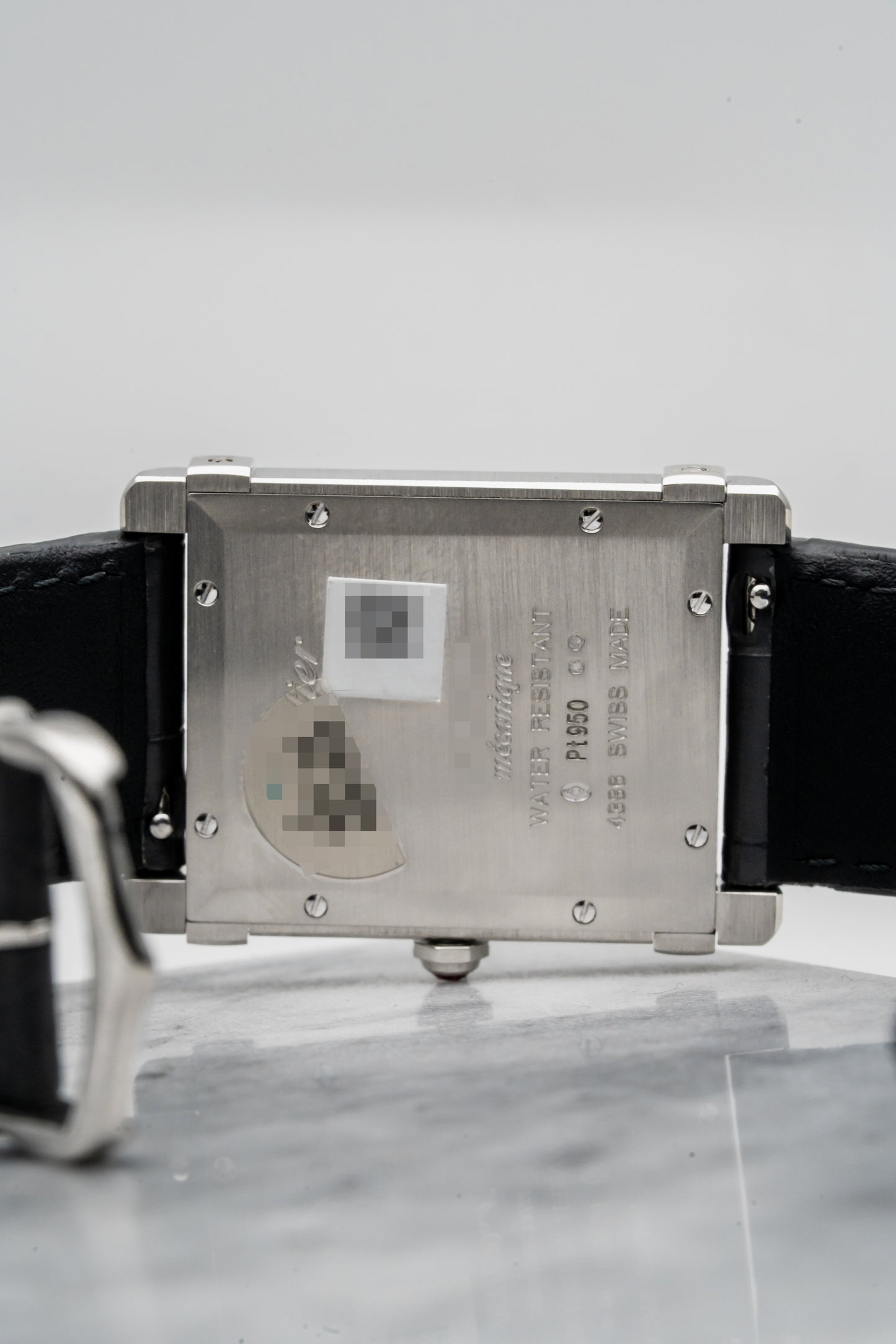 Cartier Privé Tank Chinoise WGTA0074 Platinum, Grey Sunburst Dial (Limited to 150 Pieces)