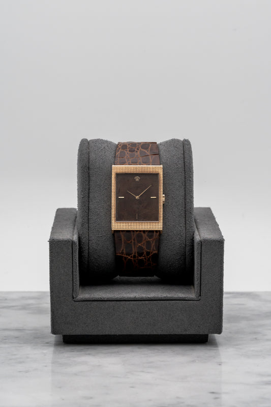 Rolex Cellini 4127 Wood Dial, Brown Dial