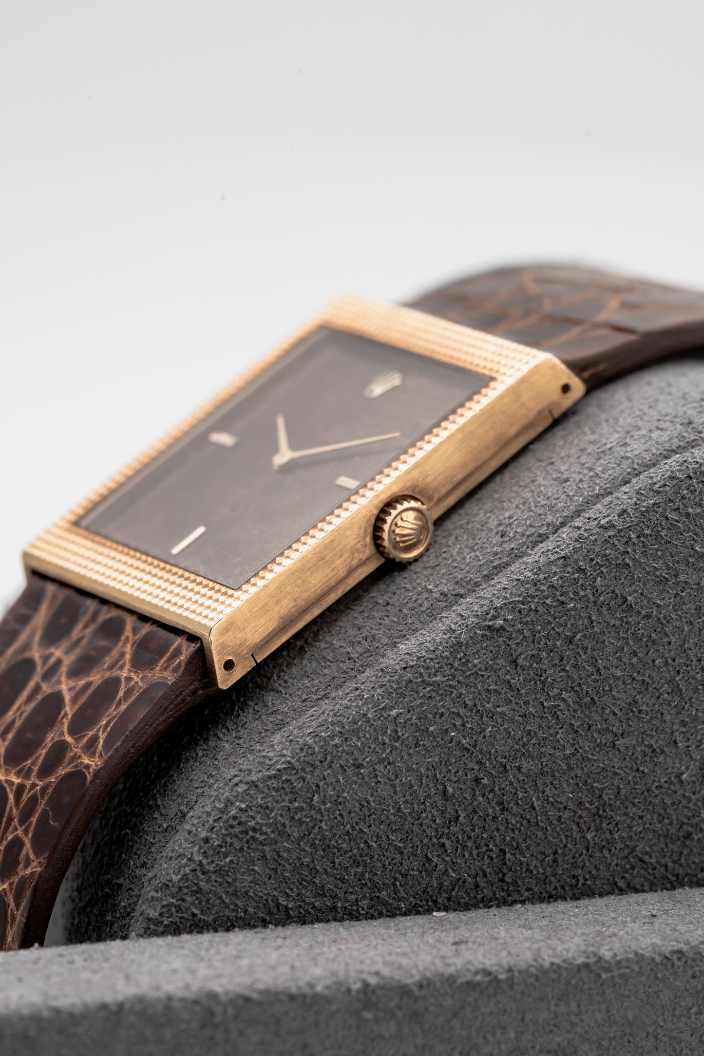 Rolex Cellini 4127 Wood Dial, Brown Dial