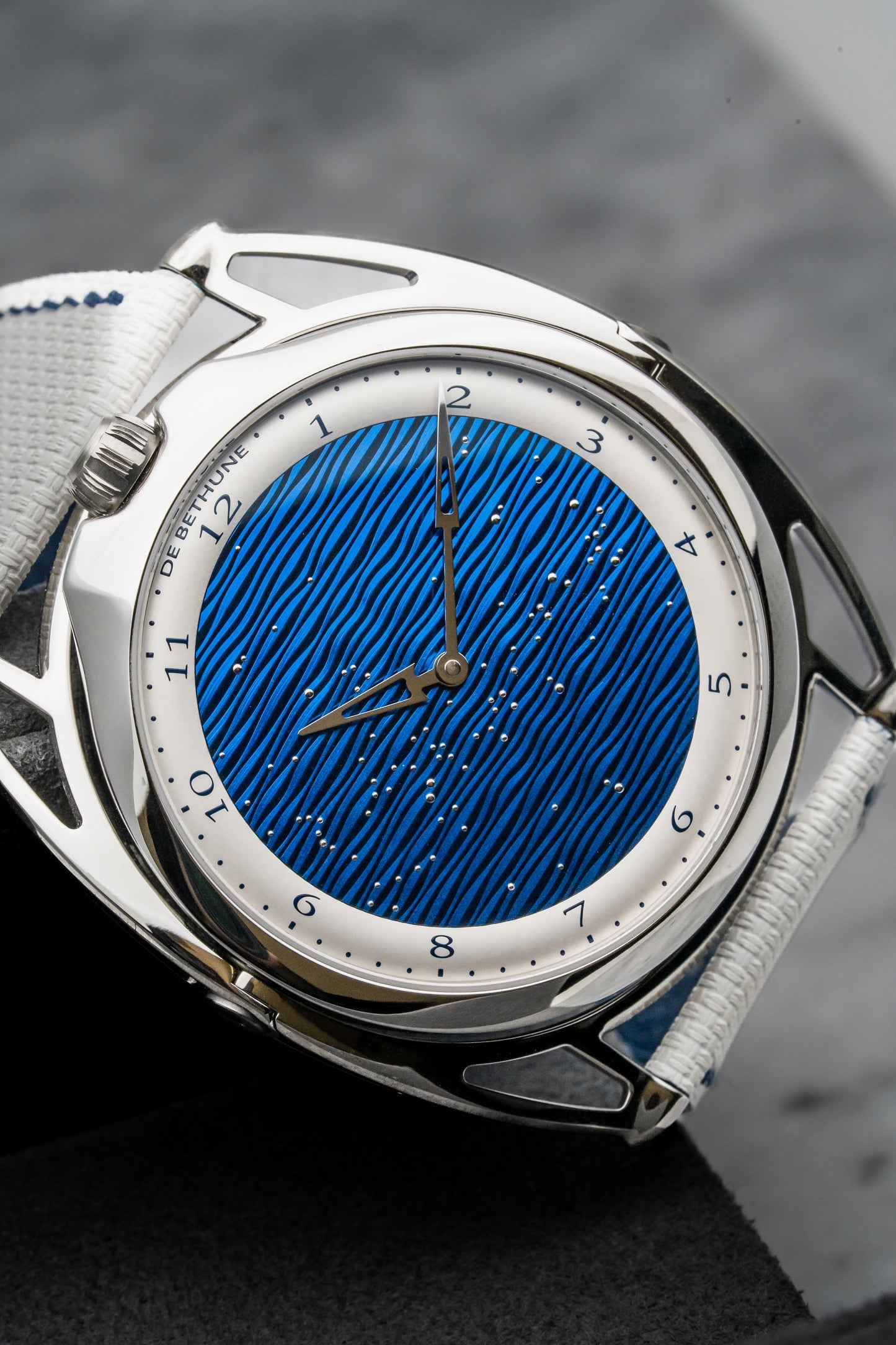 De Bethune DB28XS Starry Seas TIS3P Titanium, Blue Wave Dial
