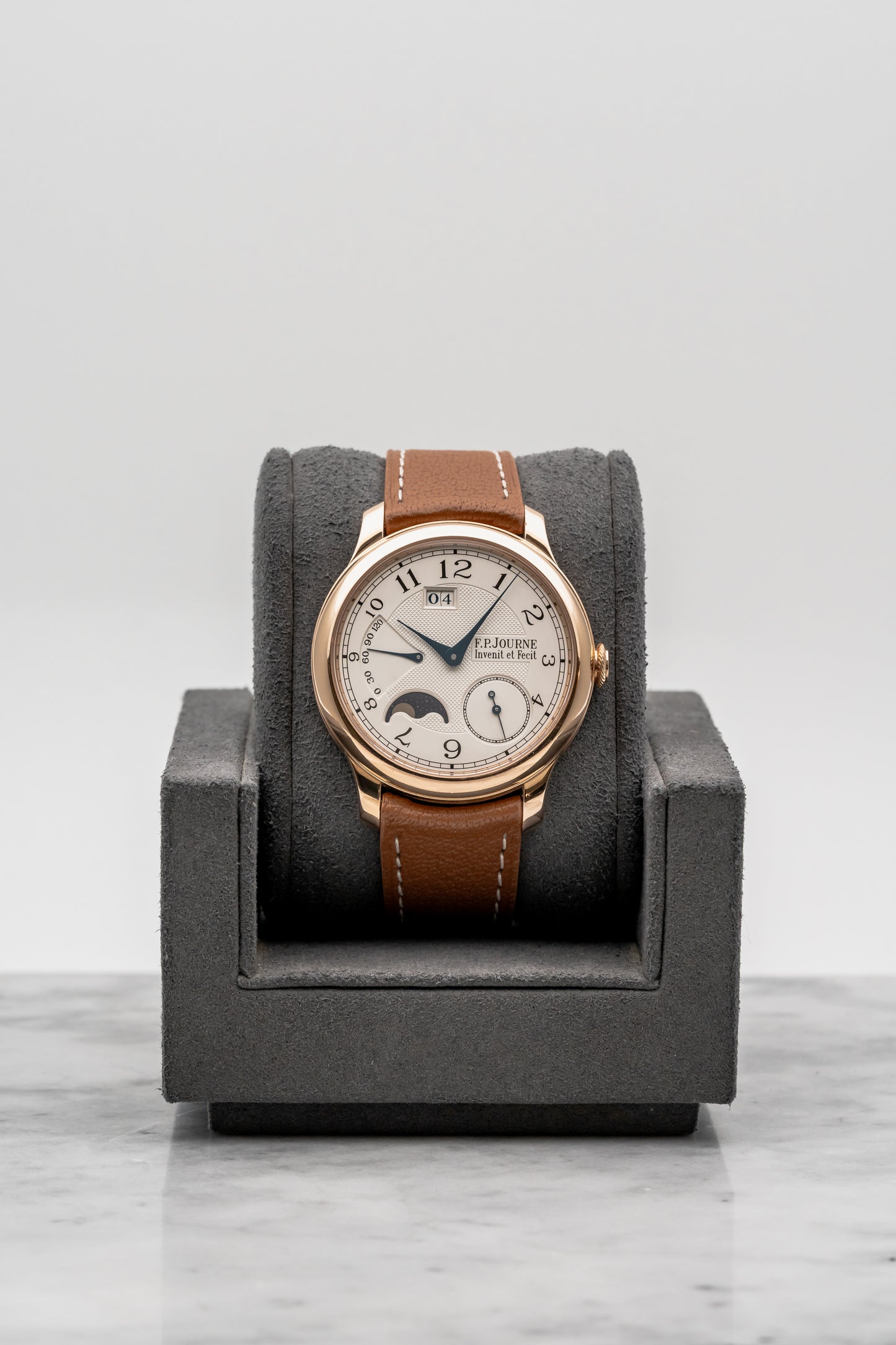 F.P. Journe Automatique Lune AL Silver Guilloché Dial