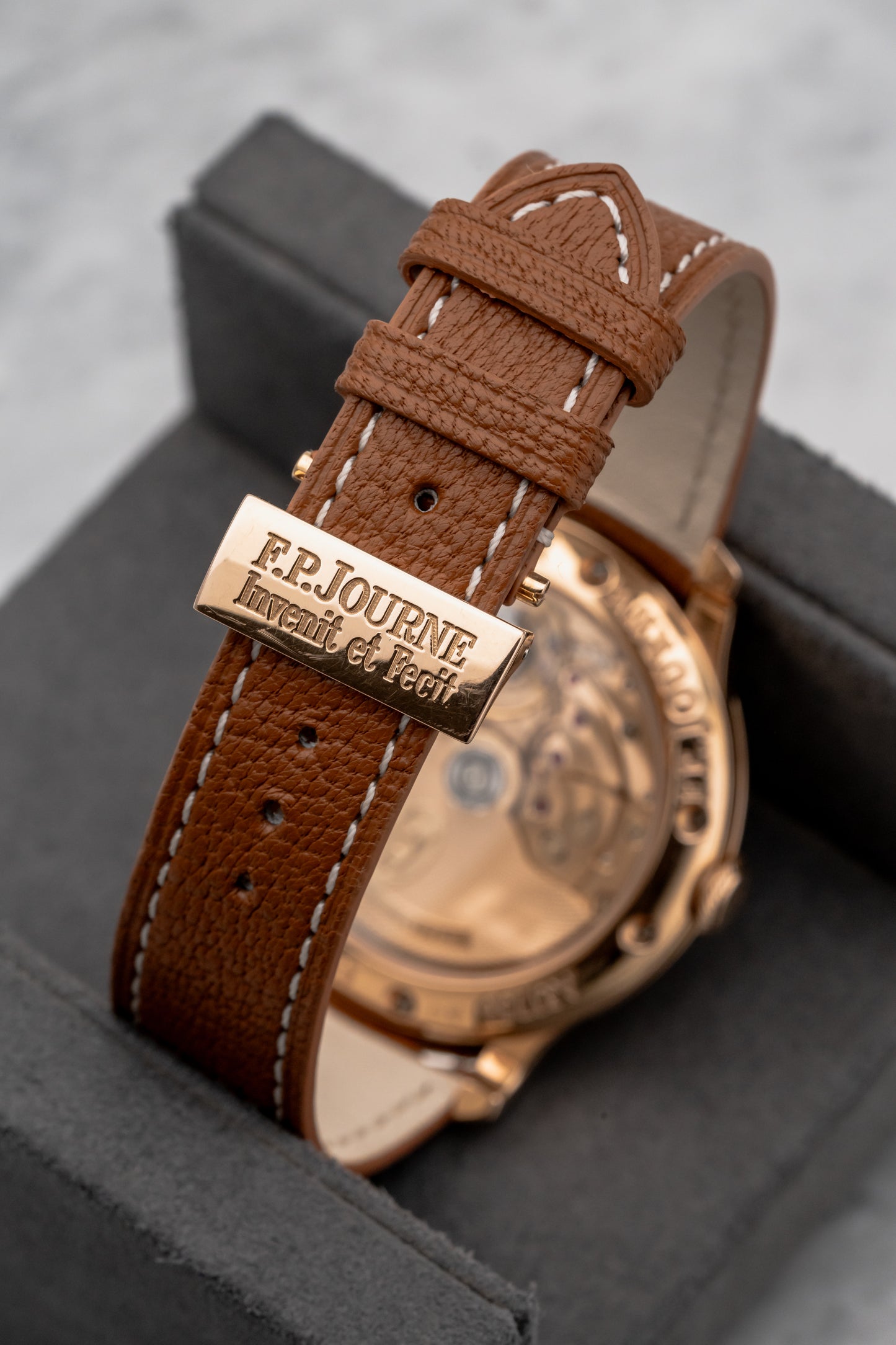 F.P. Journe Automatique Lune AL Silver Guilloché Dial