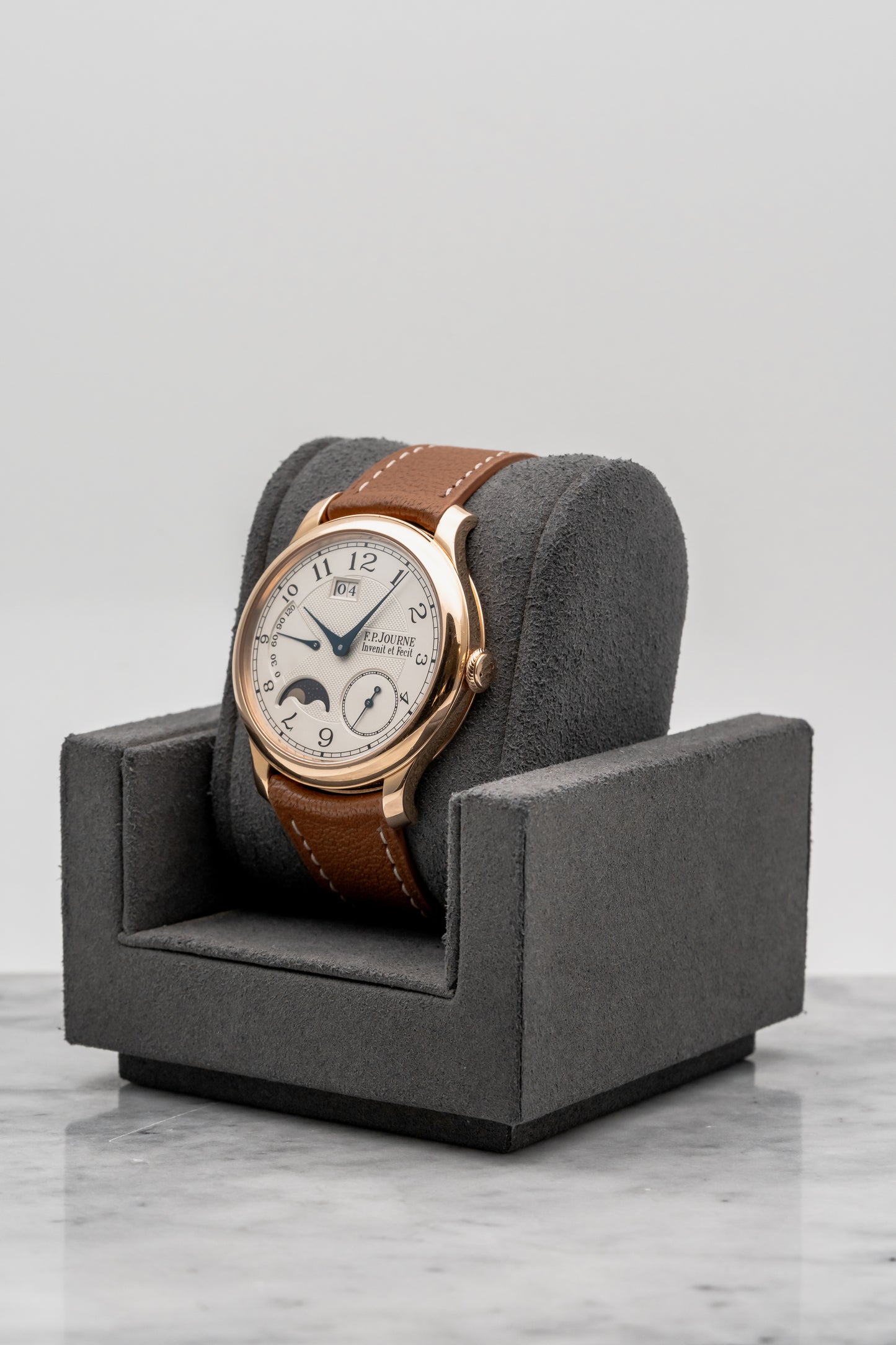 F.P. Journe Automatique Lune AL Silver Guilloché Dial