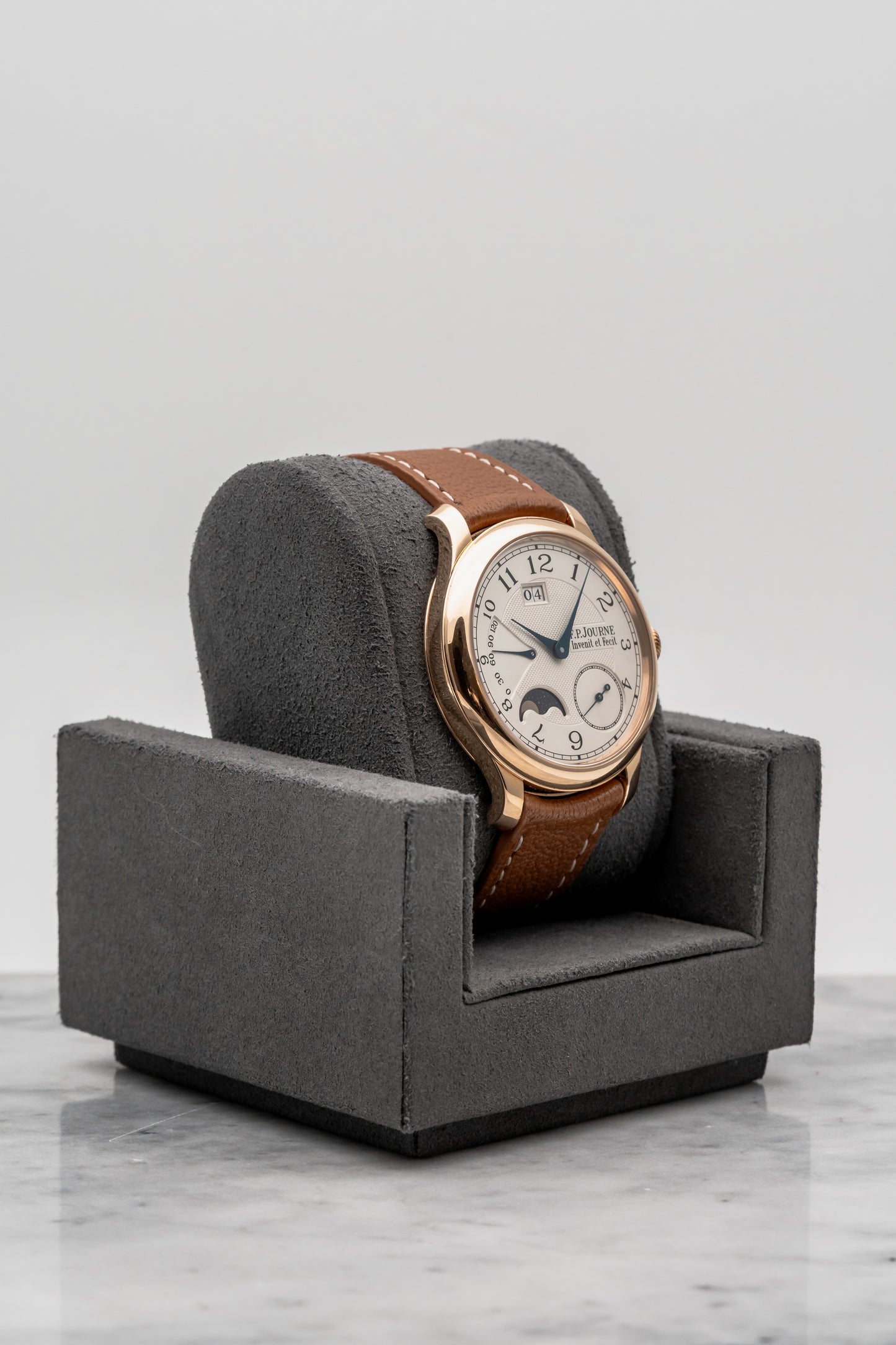 F.P. Journe Automatique Lune AL Silver Guilloché Dial
