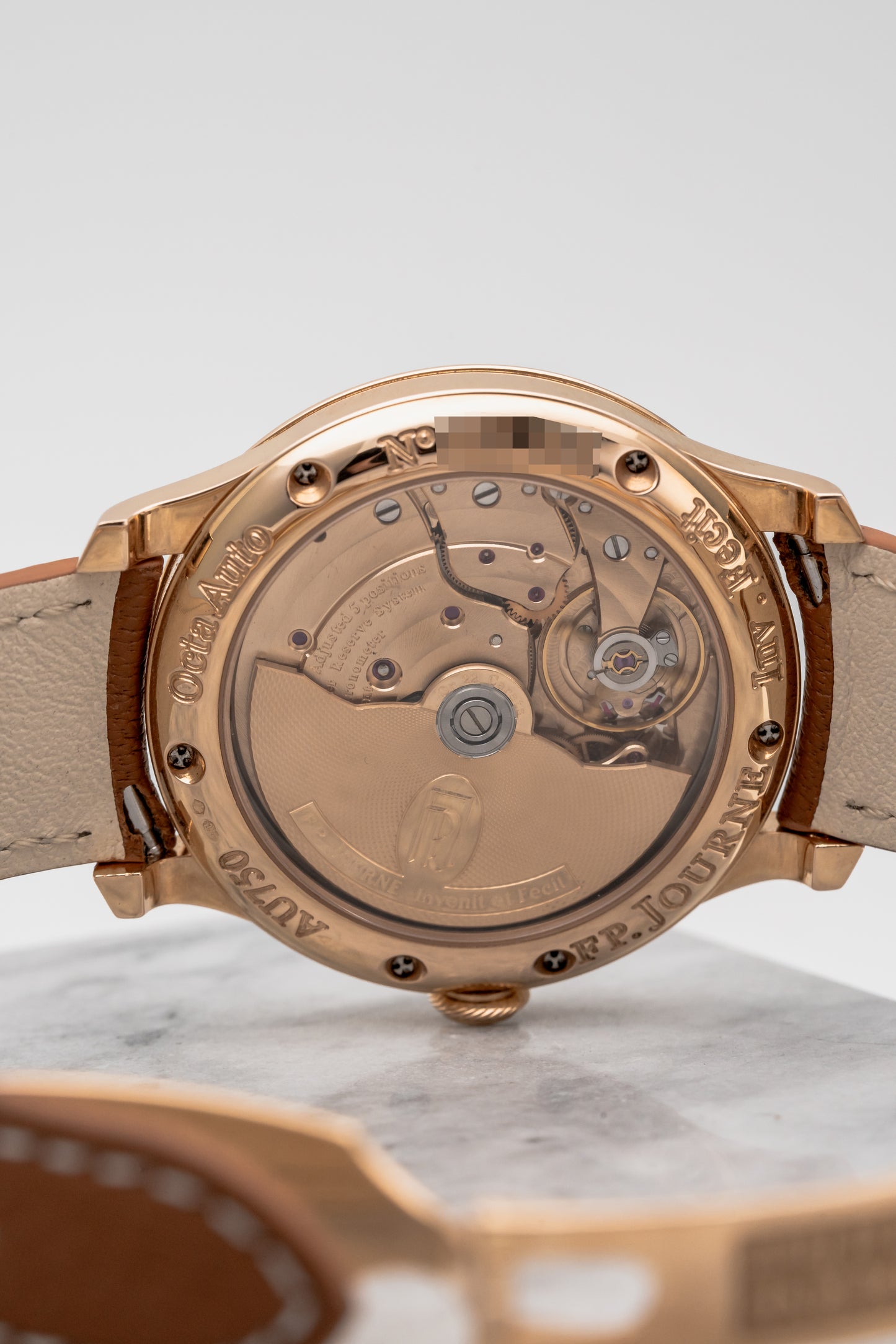 F.P. Journe Automatique Lune AL Silver Guilloché Dial