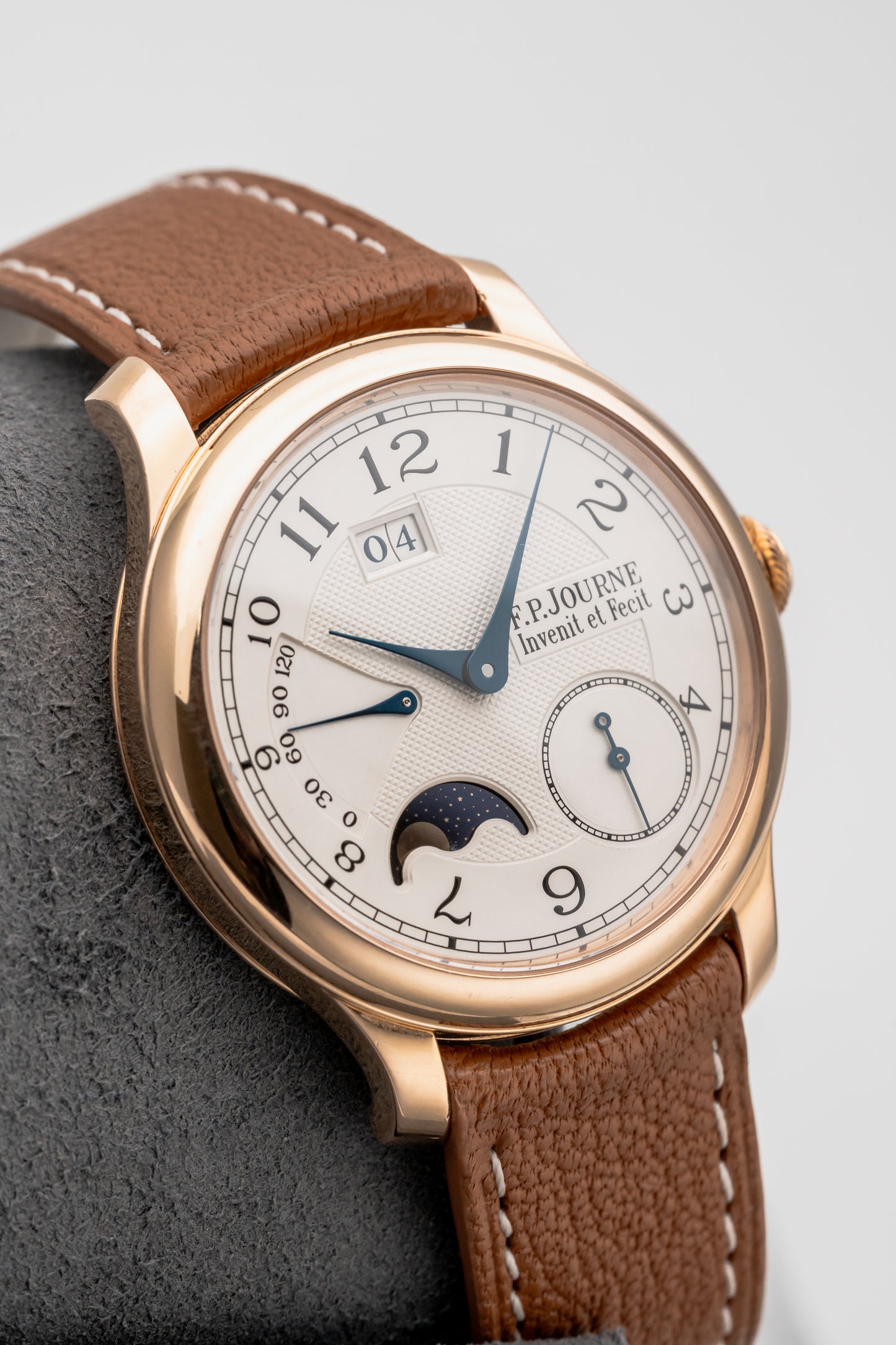 F.P. Journe Automatique Lune AL Silver Guilloché Dial