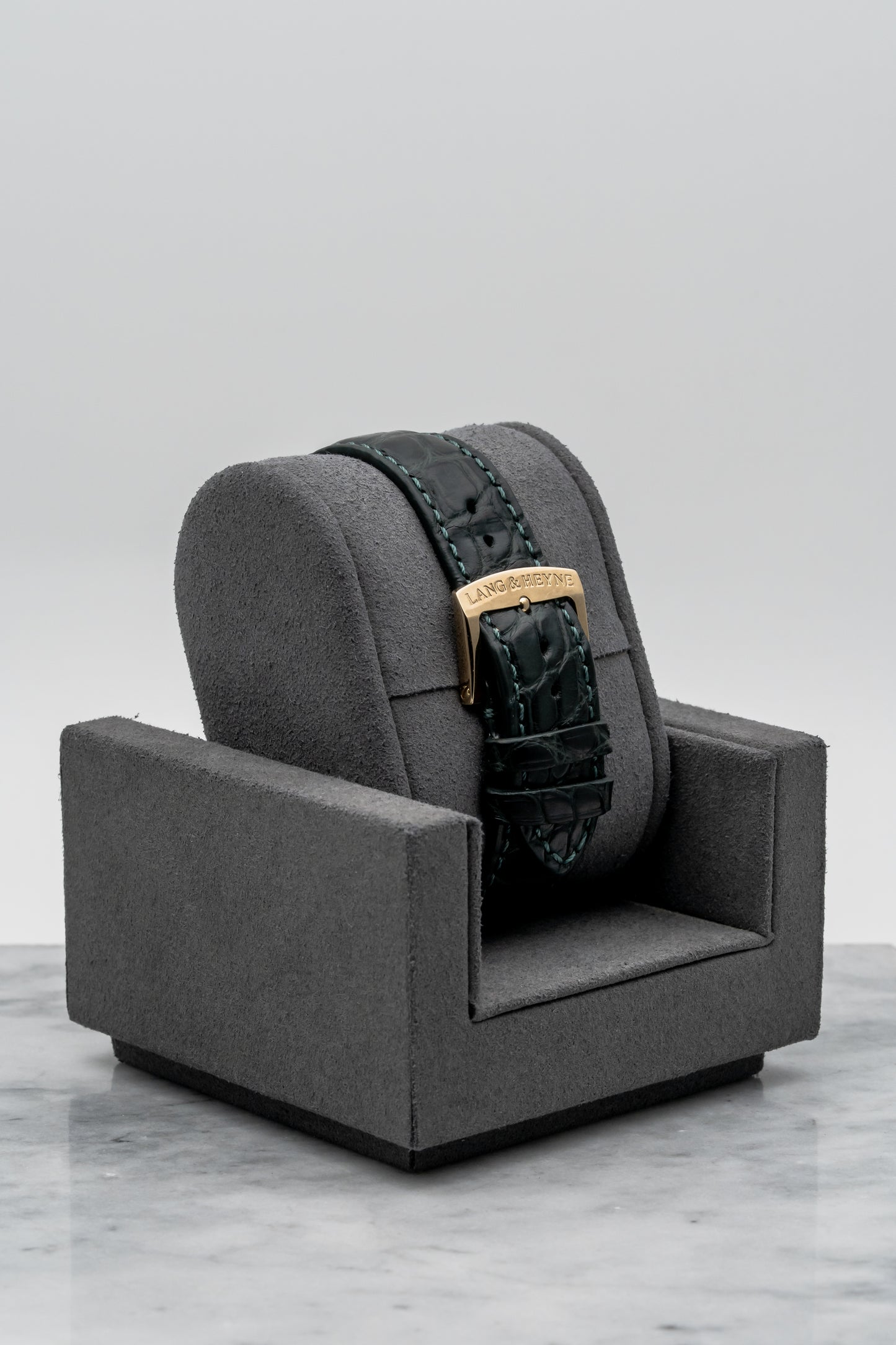 Lang & Heyne Georg Yellow Gold, White Enamel Dial