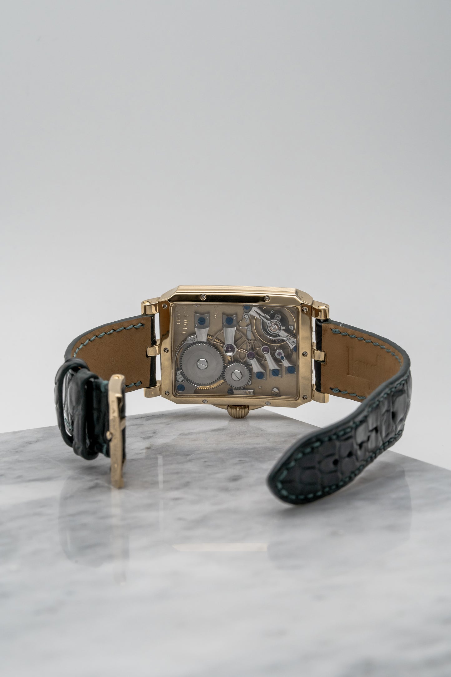 Lang & Heyne Georg Yellow Gold, White Enamel Dial