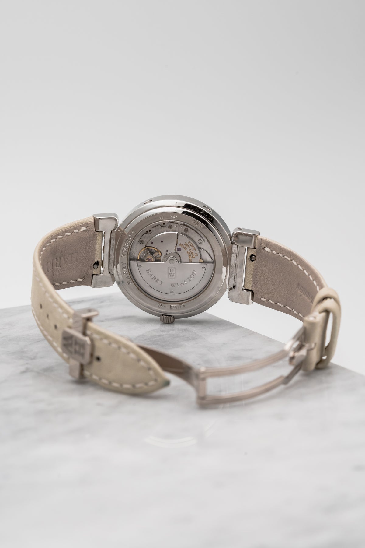 Harry Winston Premier Excenter Bi-Retrograde Perpetual Calendar 200/MAPC Grey/Silver Dial