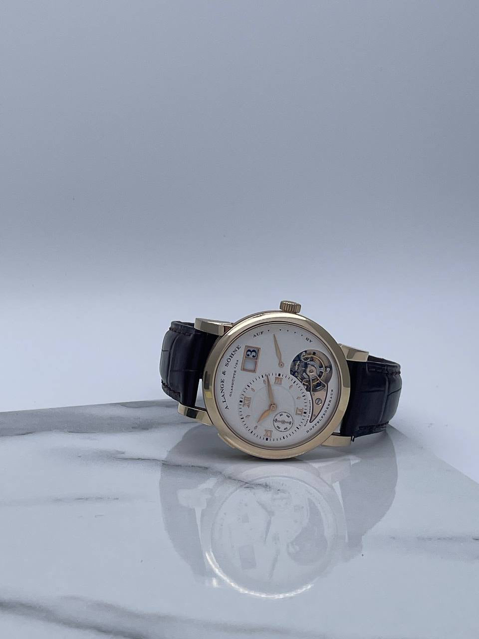A. Lange & Söhne Lange 1 Honey Gold Tourbillion 722.050 Black