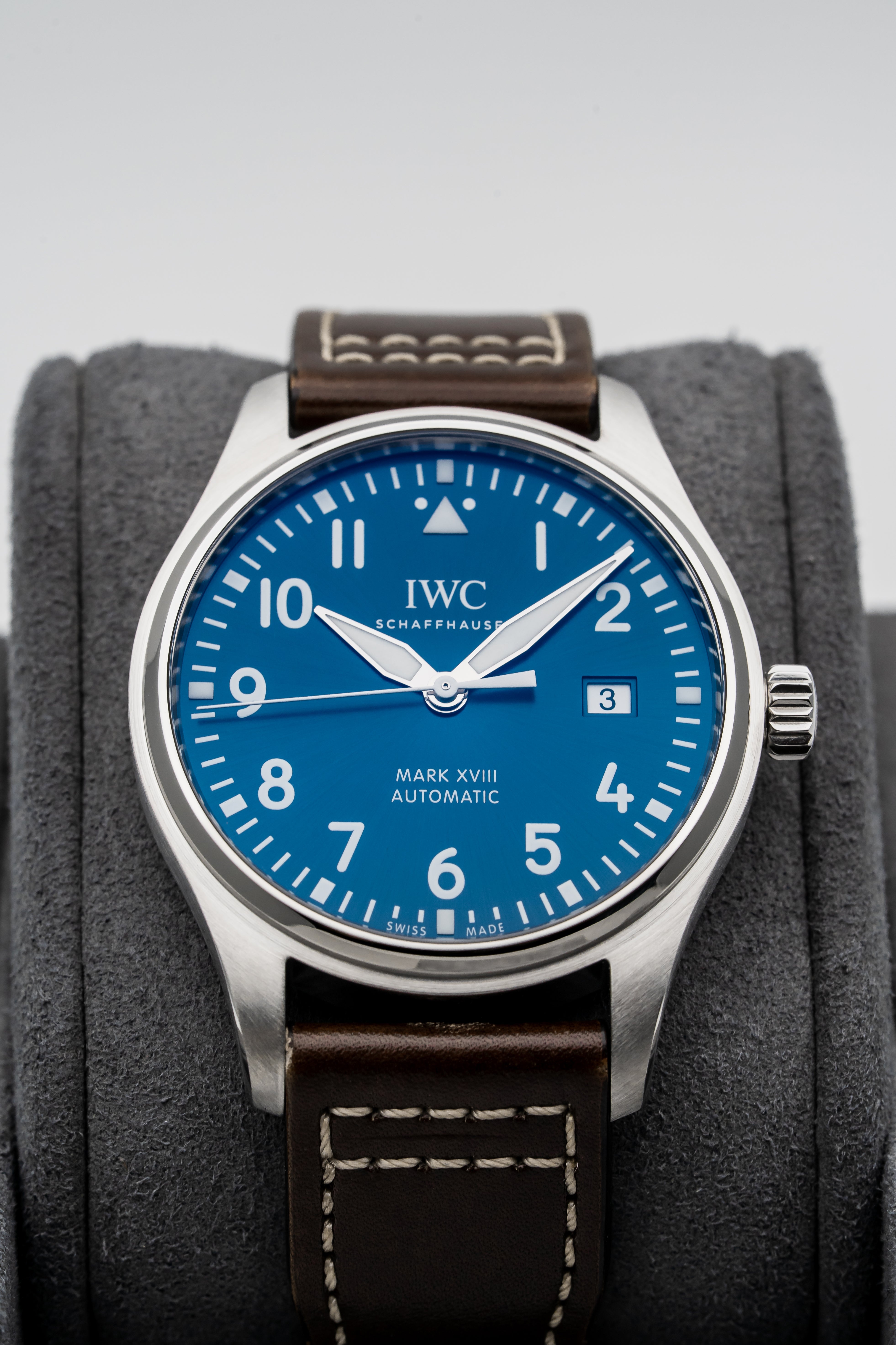 【P13531】WISH IN BLUE IWC Pilot's Watch Mark XVIII “Le Petit Prince” IW327004 Blue Dial