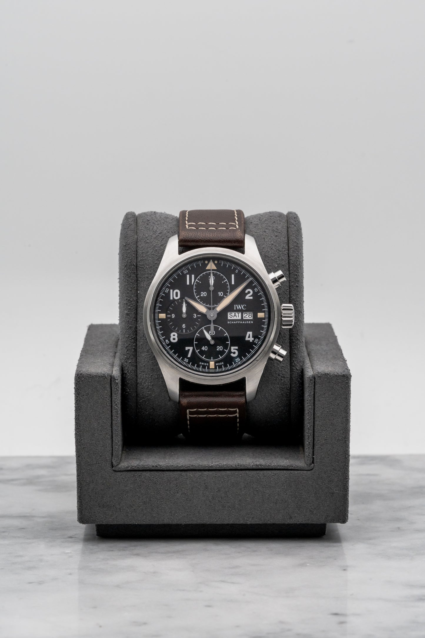 IWC Pilot Chronograph Spitfire IW387903, Black Dial