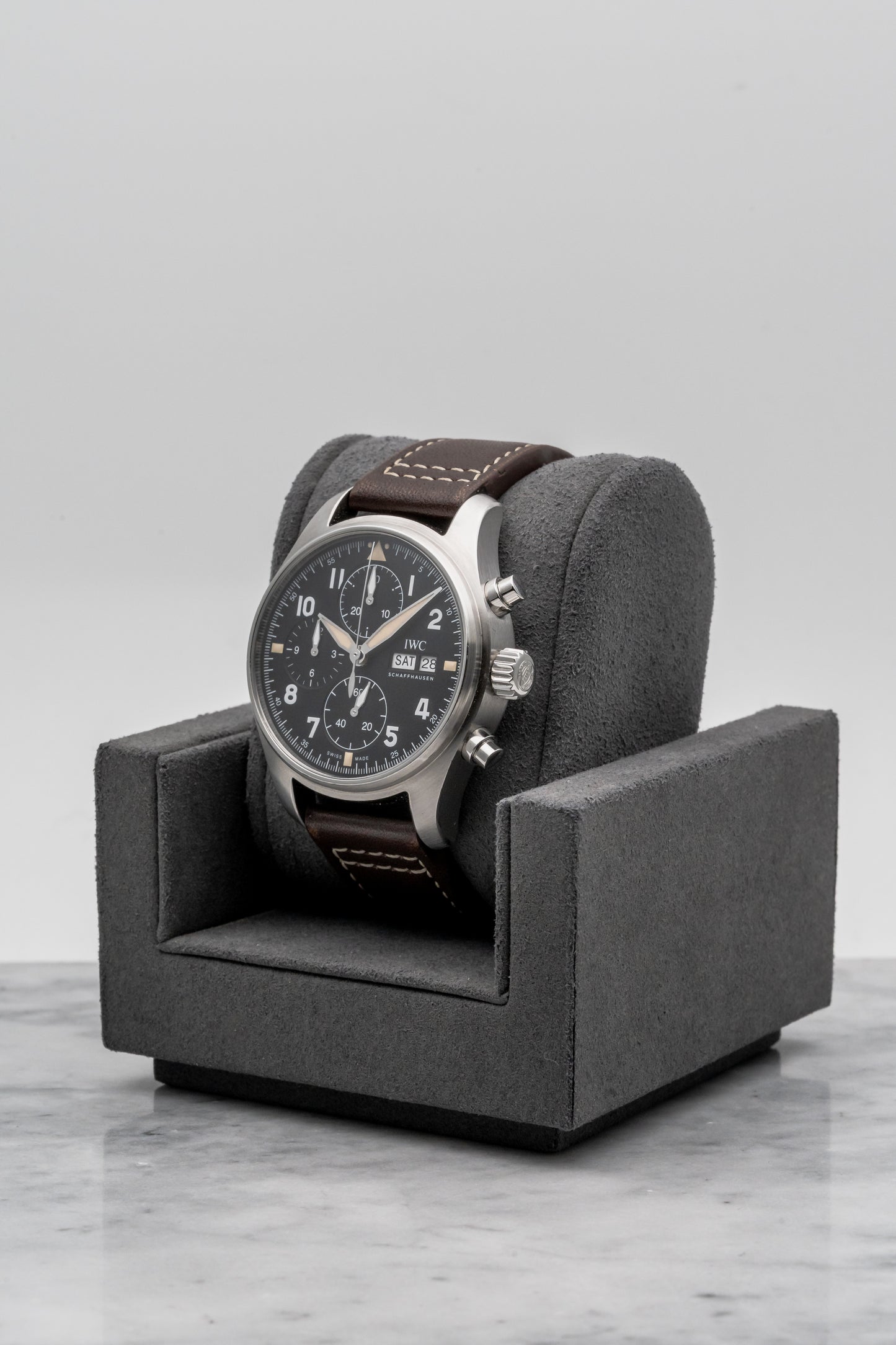 IWC Pilot Chronograph Spitfire IW387903, Black Dial
