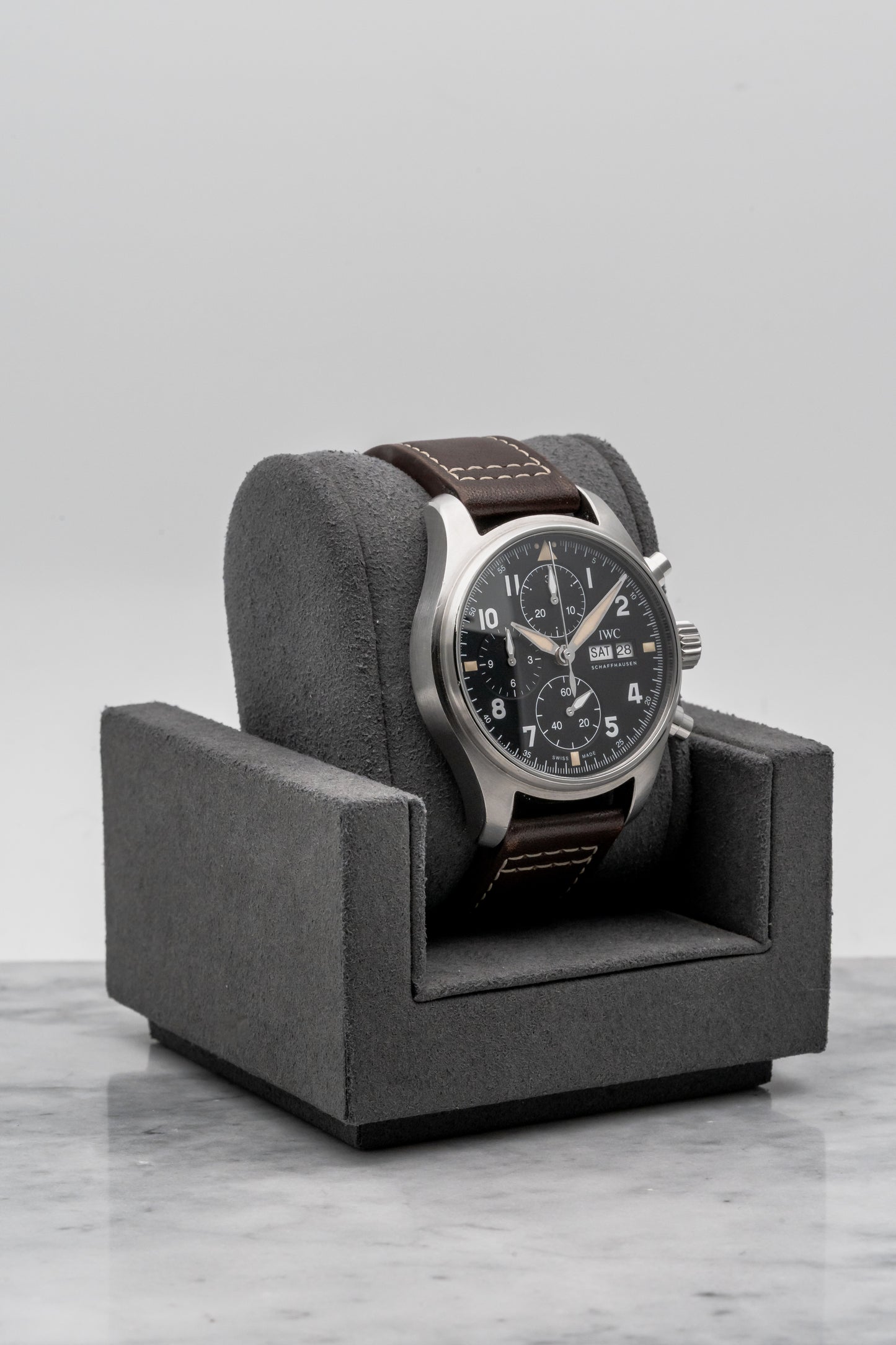 IWC Pilot Chronograph Spitfire IW387903, Black Dial
