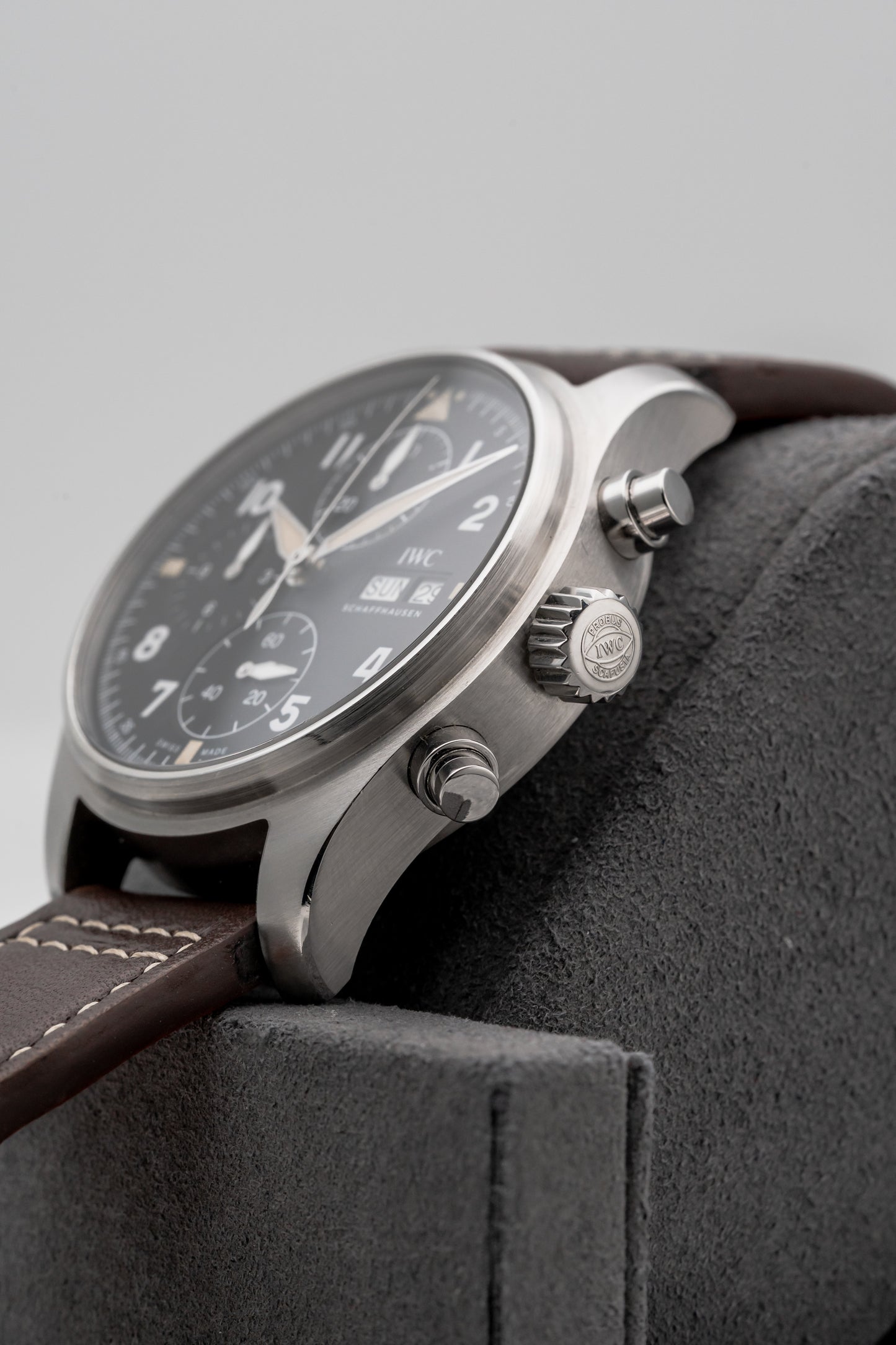 IWC Pilot Chronograph Spitfire IW387903, Black Dial