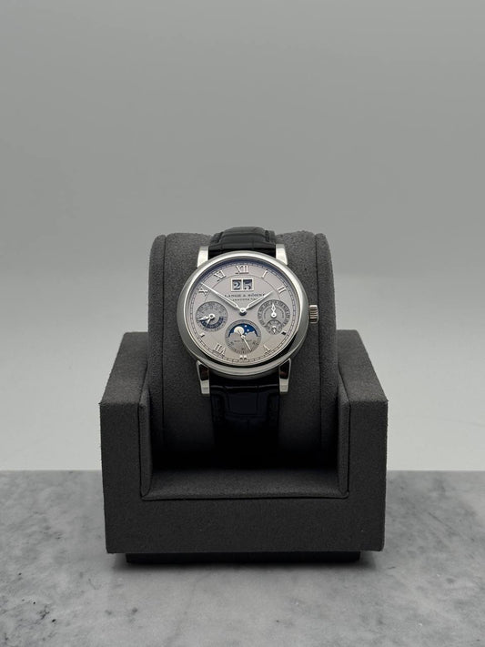 A. Lange & Sohne Langematik Perpetual Platinum 310.025 Silver