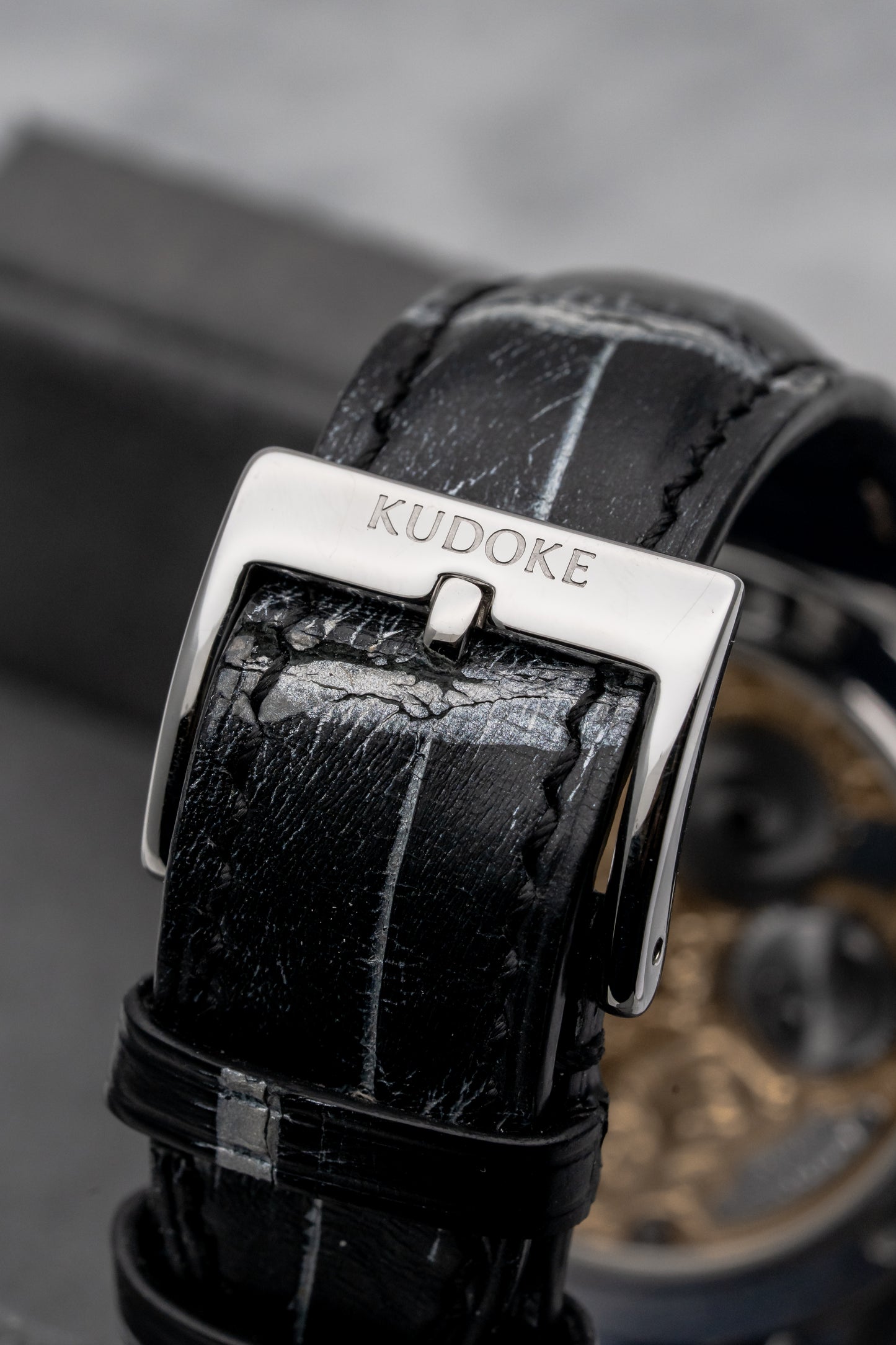 Kudoke 2 Engraved Silver Dial