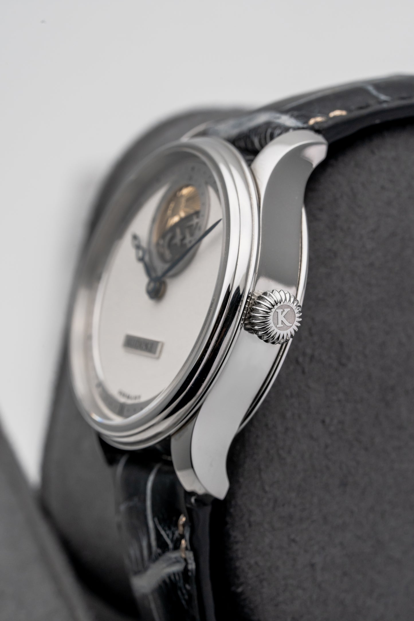 Kudoke 2 Engraved Silver Dial