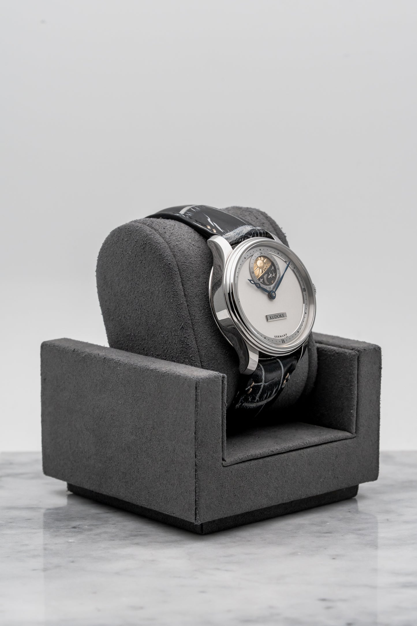 Kudoke 2 Engraved Silver Dial