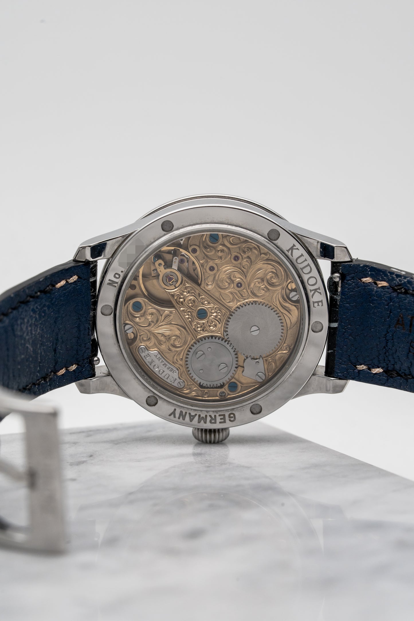 Kudoke 2 Engraved Silver Dial