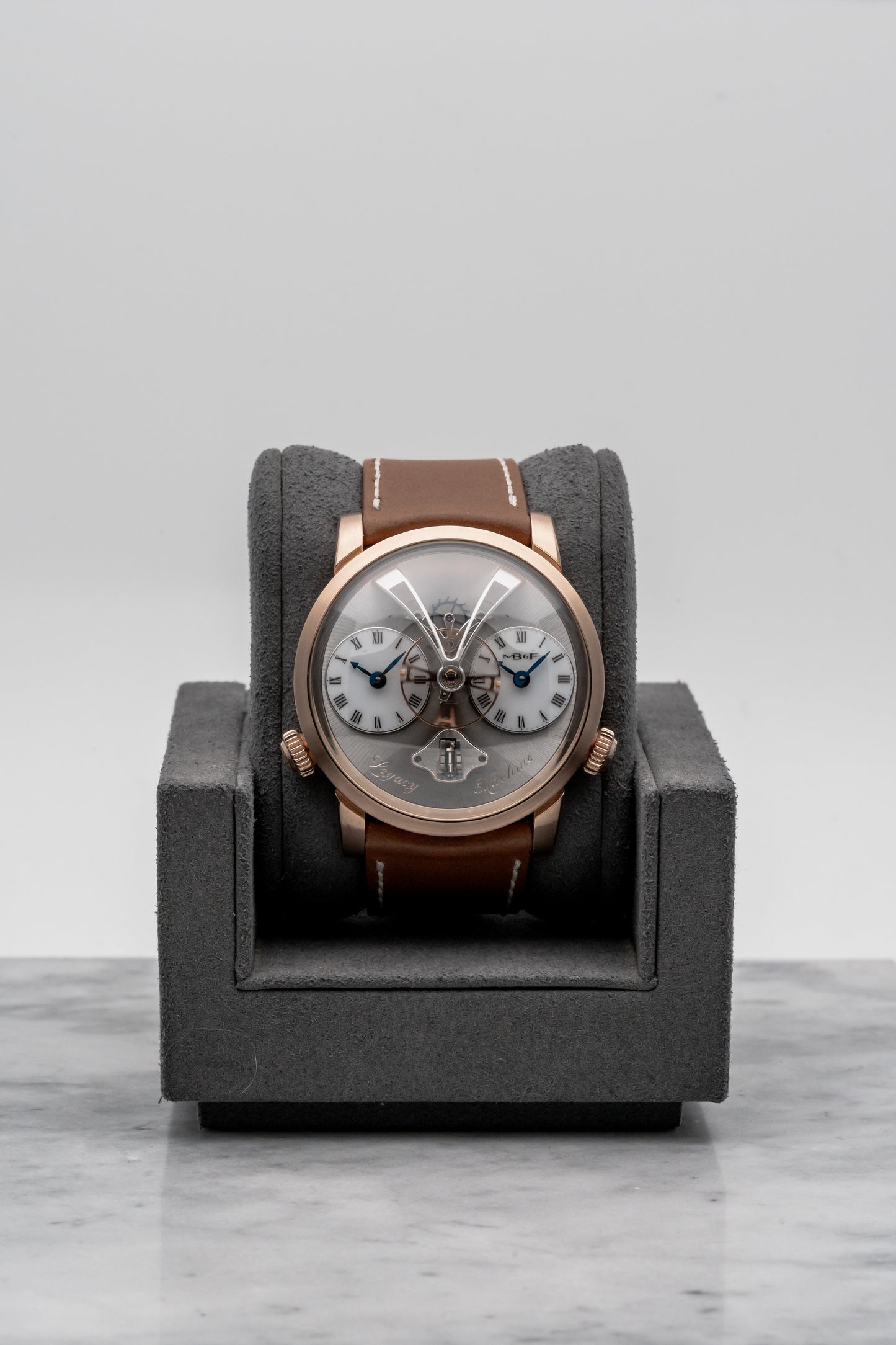 MB&F Legacy Machine No.1 Dual Time, Silver Dial