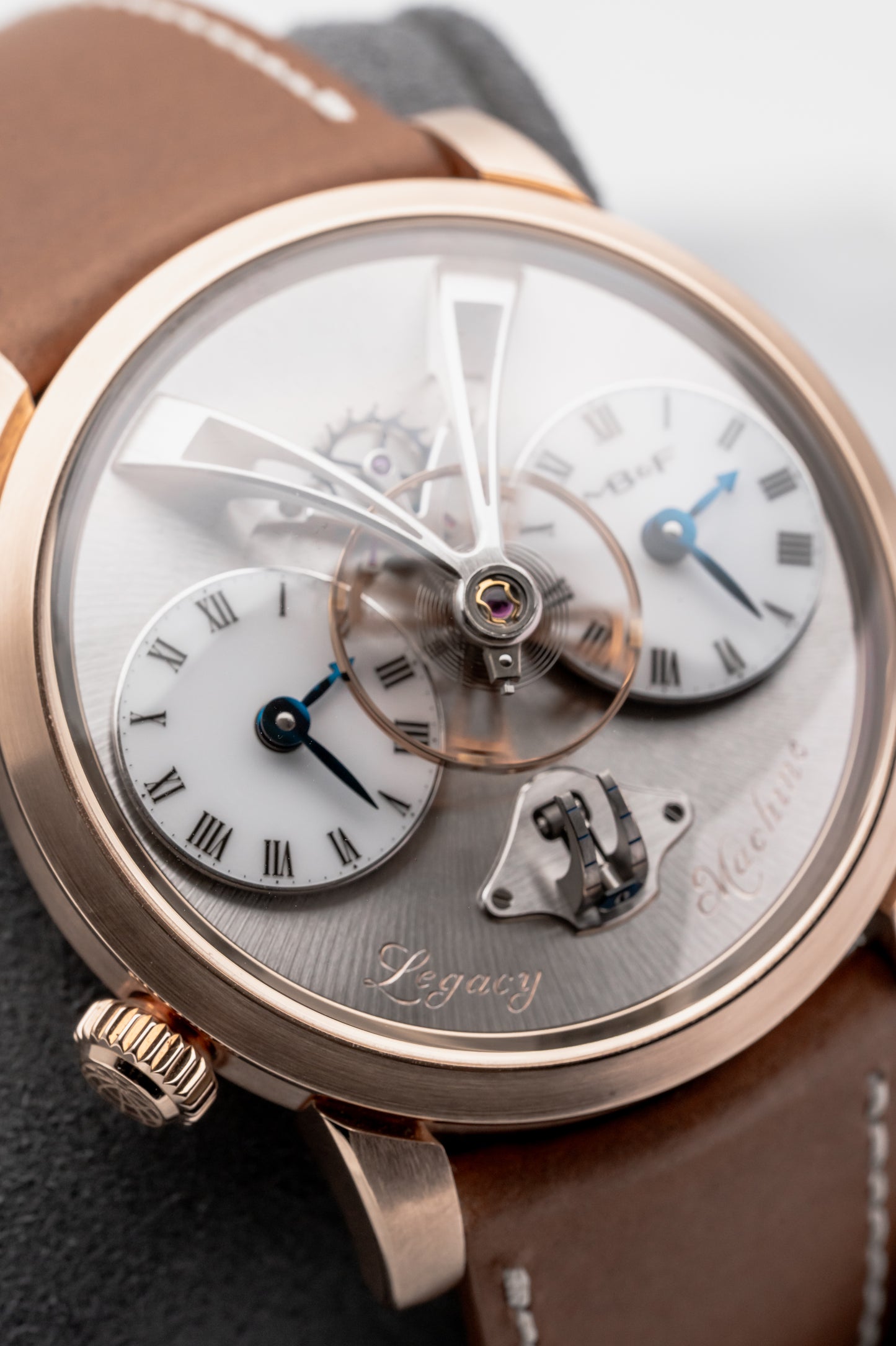 MB&F Legacy Machine No.1 Dual Time, Silver Dial