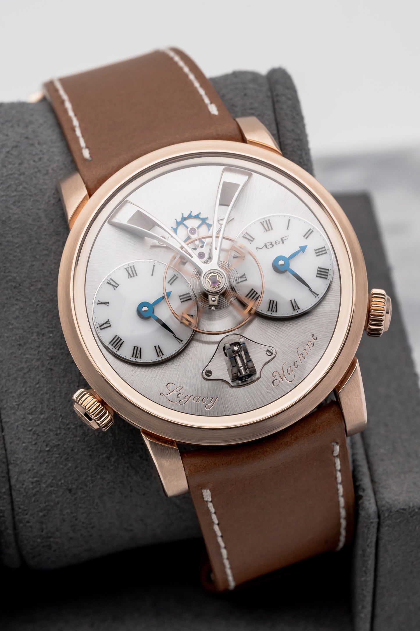 MB&F Legacy Machine No.1 Dual Time, Silver Dial