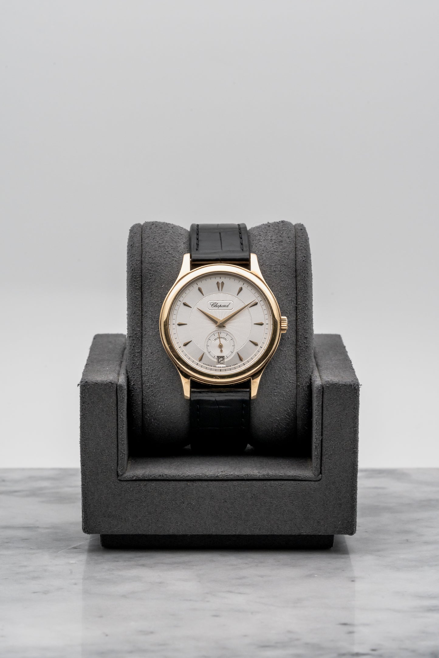 Chopard L.U.C 16/1860/2, Silver Guilloché Dial, Yellow Gold
