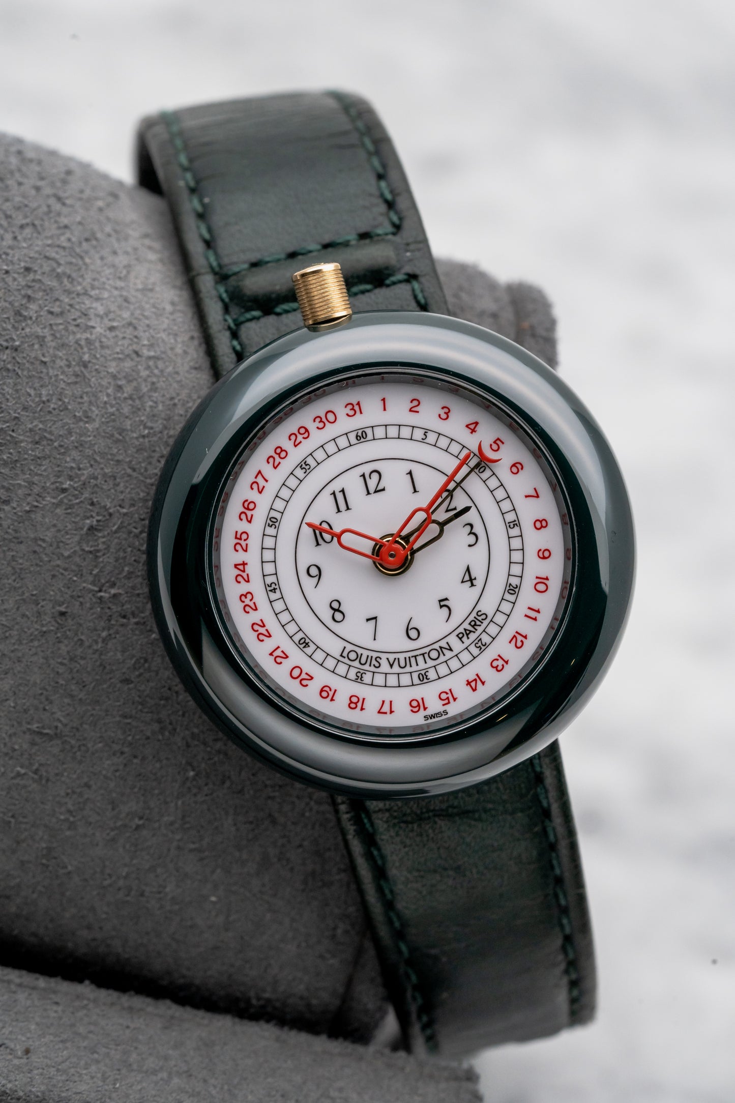 Louis Vuitton Monterey II White Dial