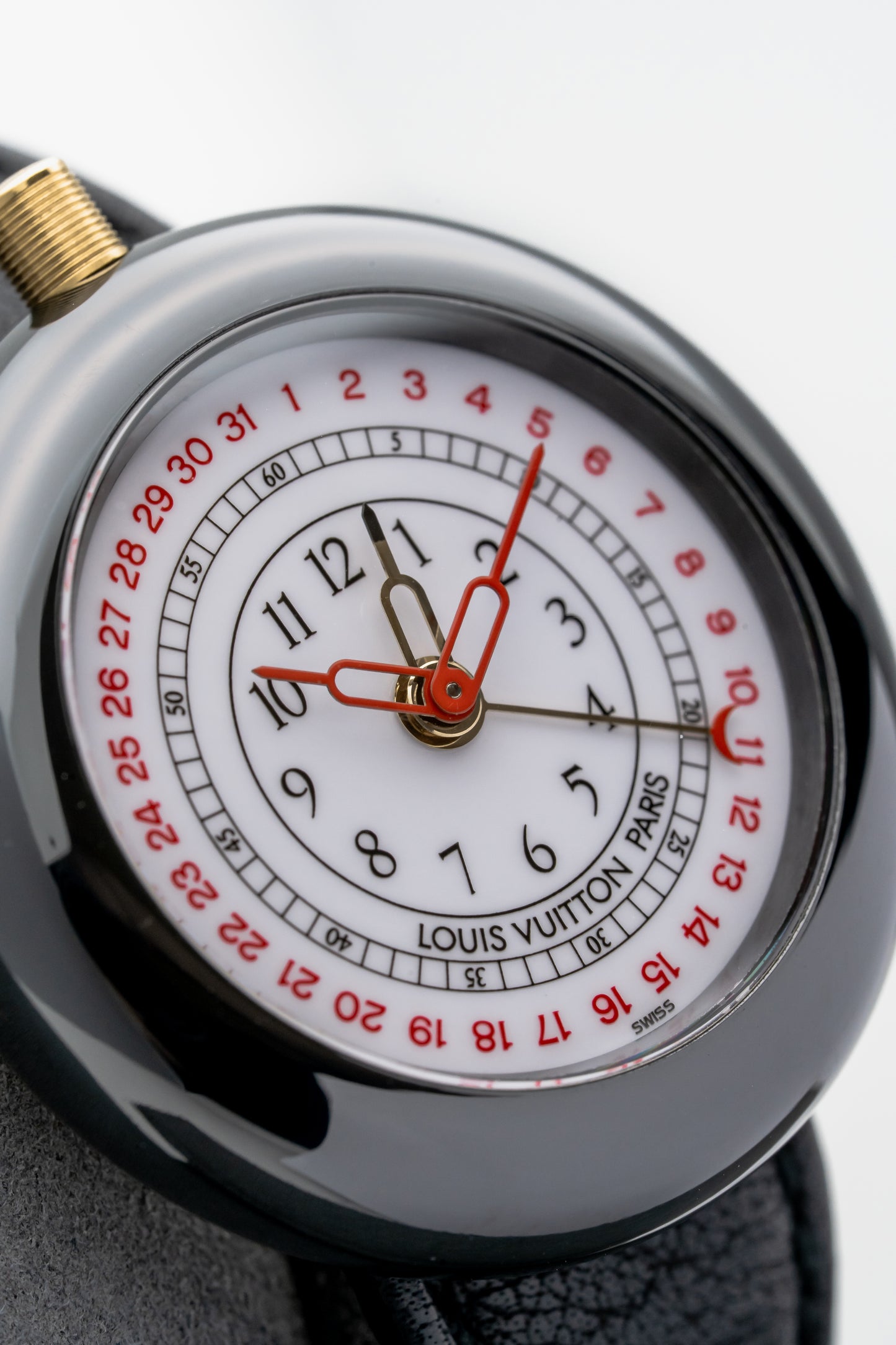 Louis Vuitton Monterey II Black Ceramic & Yellow Gold