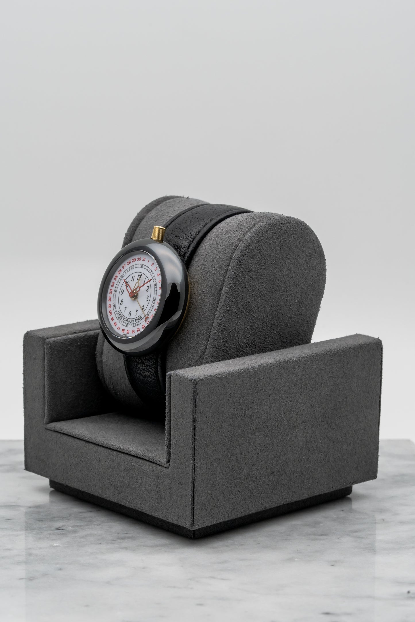 Louis Vuitton Monterey II Black Ceramic & Yellow Gold