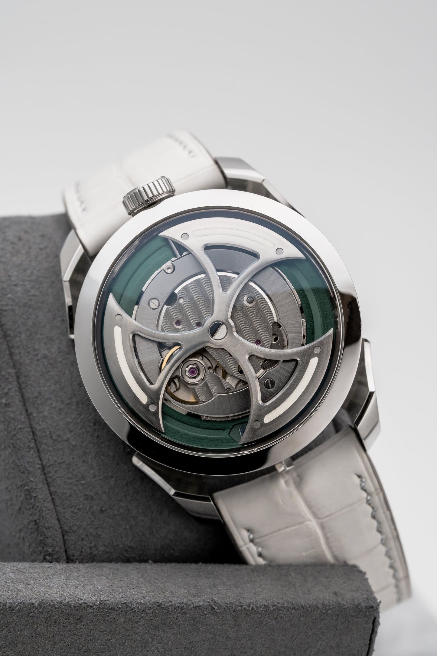 MB&F M.A.D.1 “Lucky Clover” Green Dial