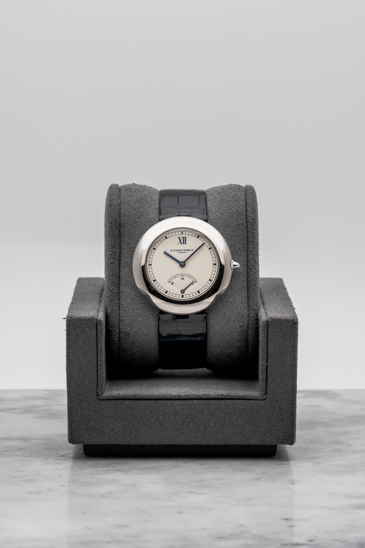 Chaumet 12A, White Dial, White Gold
