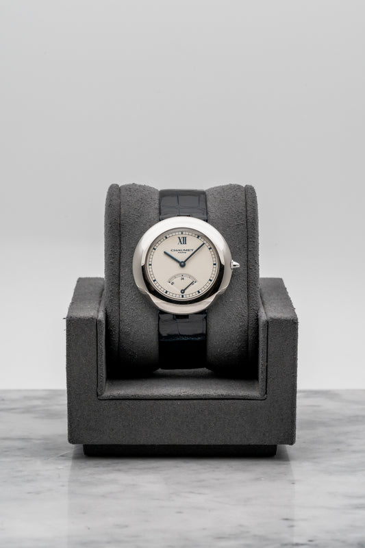 Chaumet 12A, White Dial, White Gold