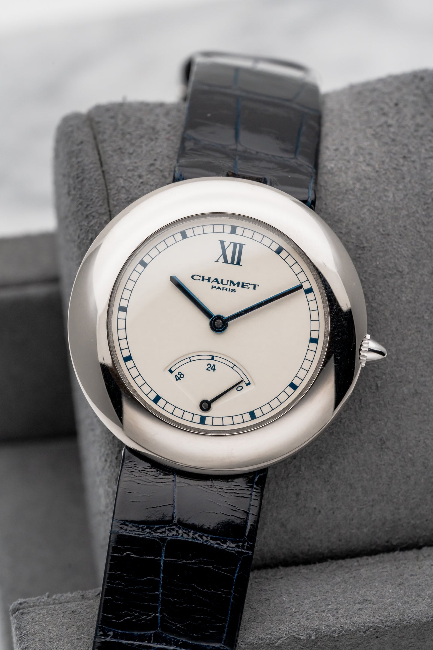 Chaumet 12A, White Dial, White Gold