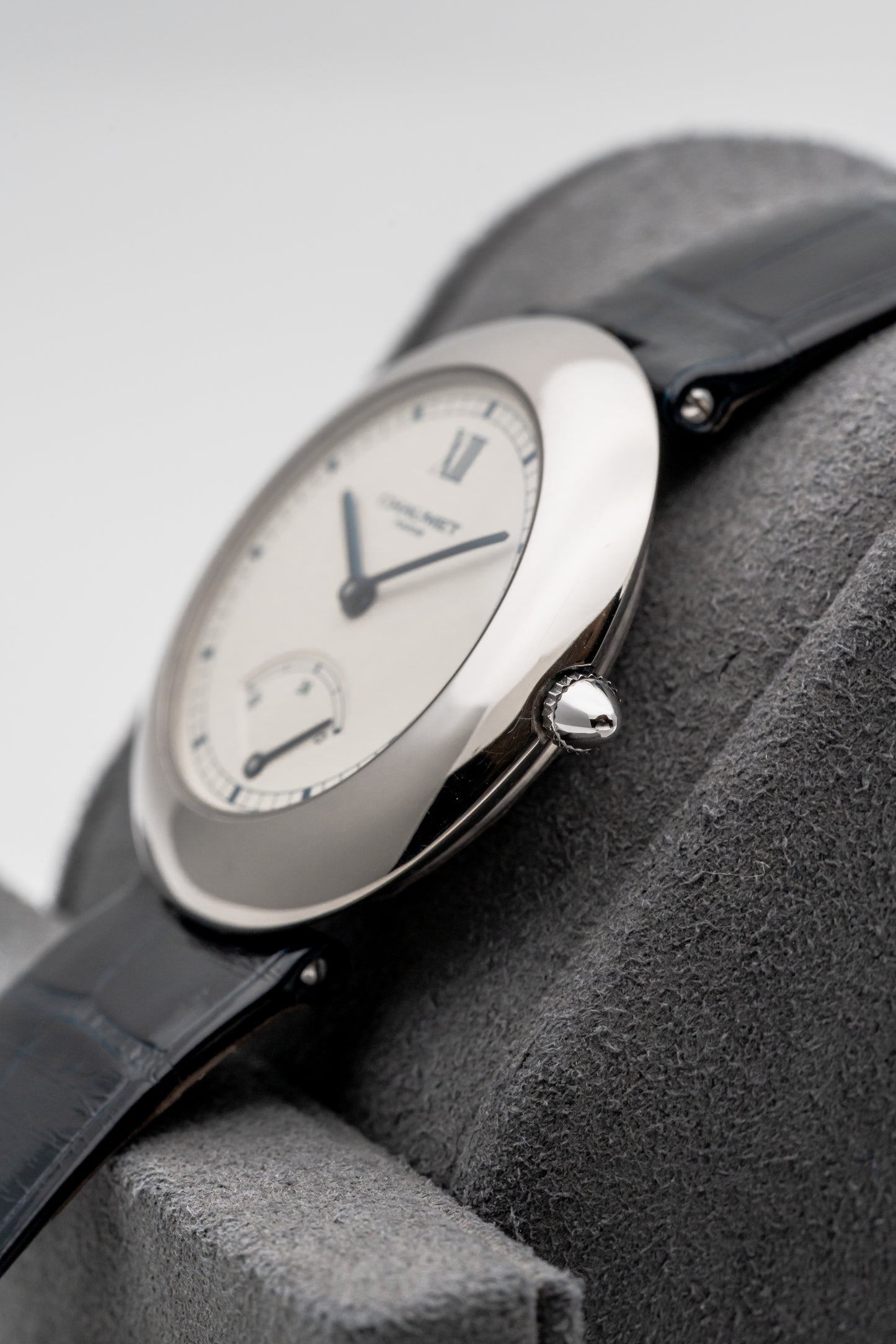 Chaumet 12A, White Dial, White Gold