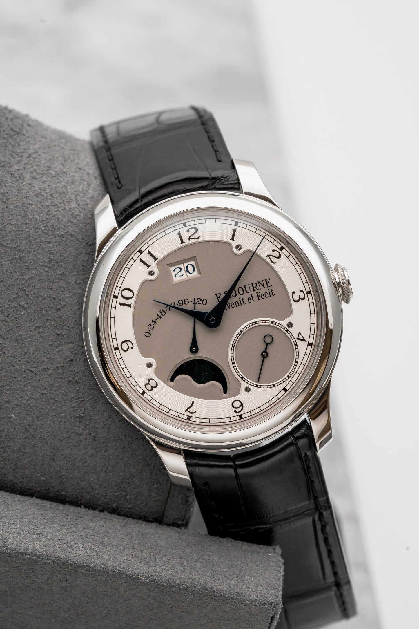F.P. Journe Octa Divine Lune Platinum Silver Dial