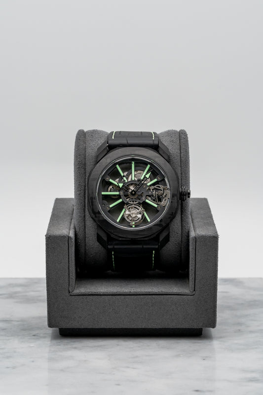 Bvlgari Octo Roma Carbon Tourbillon Carbon, Skeleton Dial