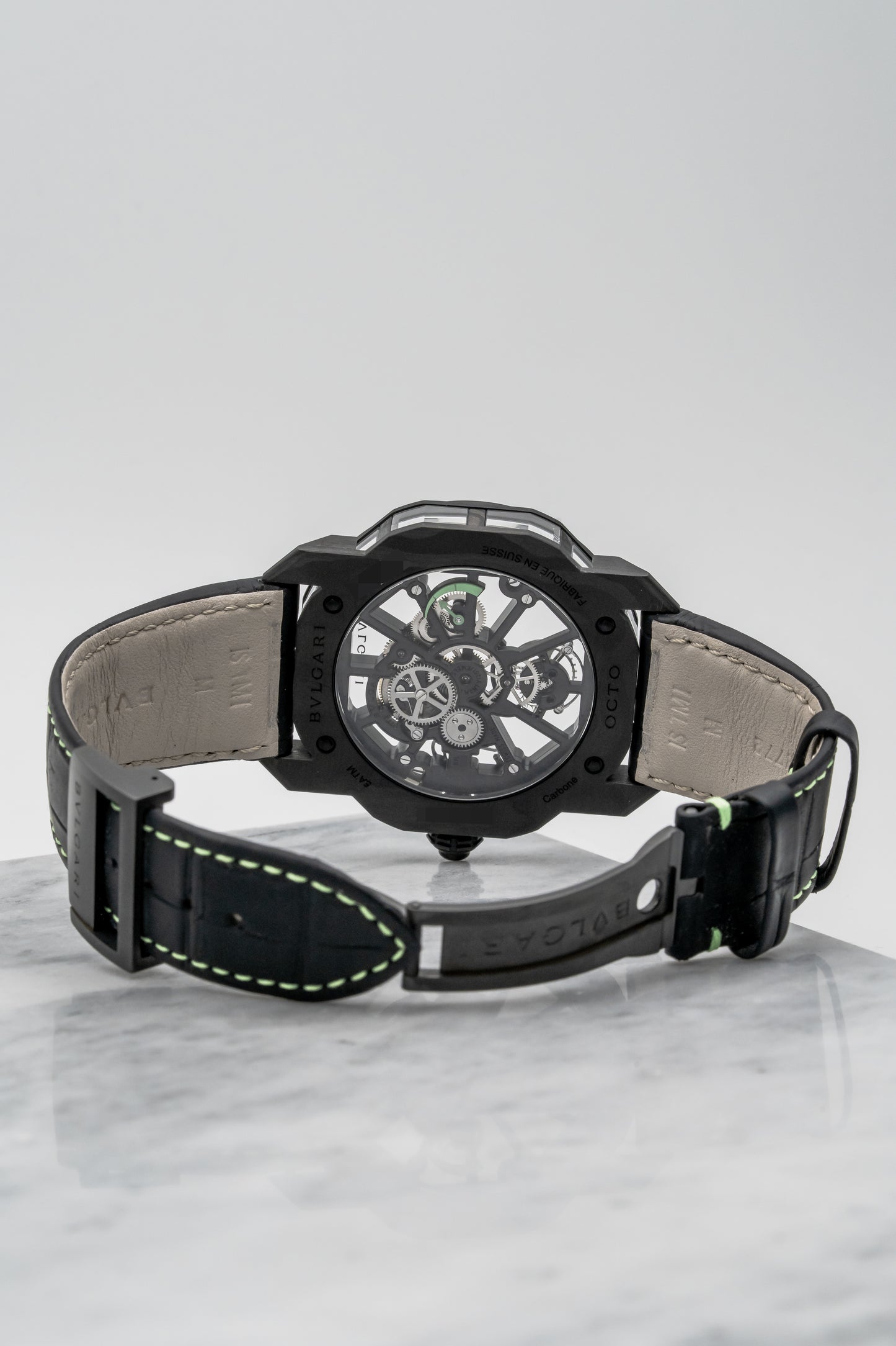 Bvlgari Octo Roma Carbon Tourbillon Carbon, Skeleton Dial