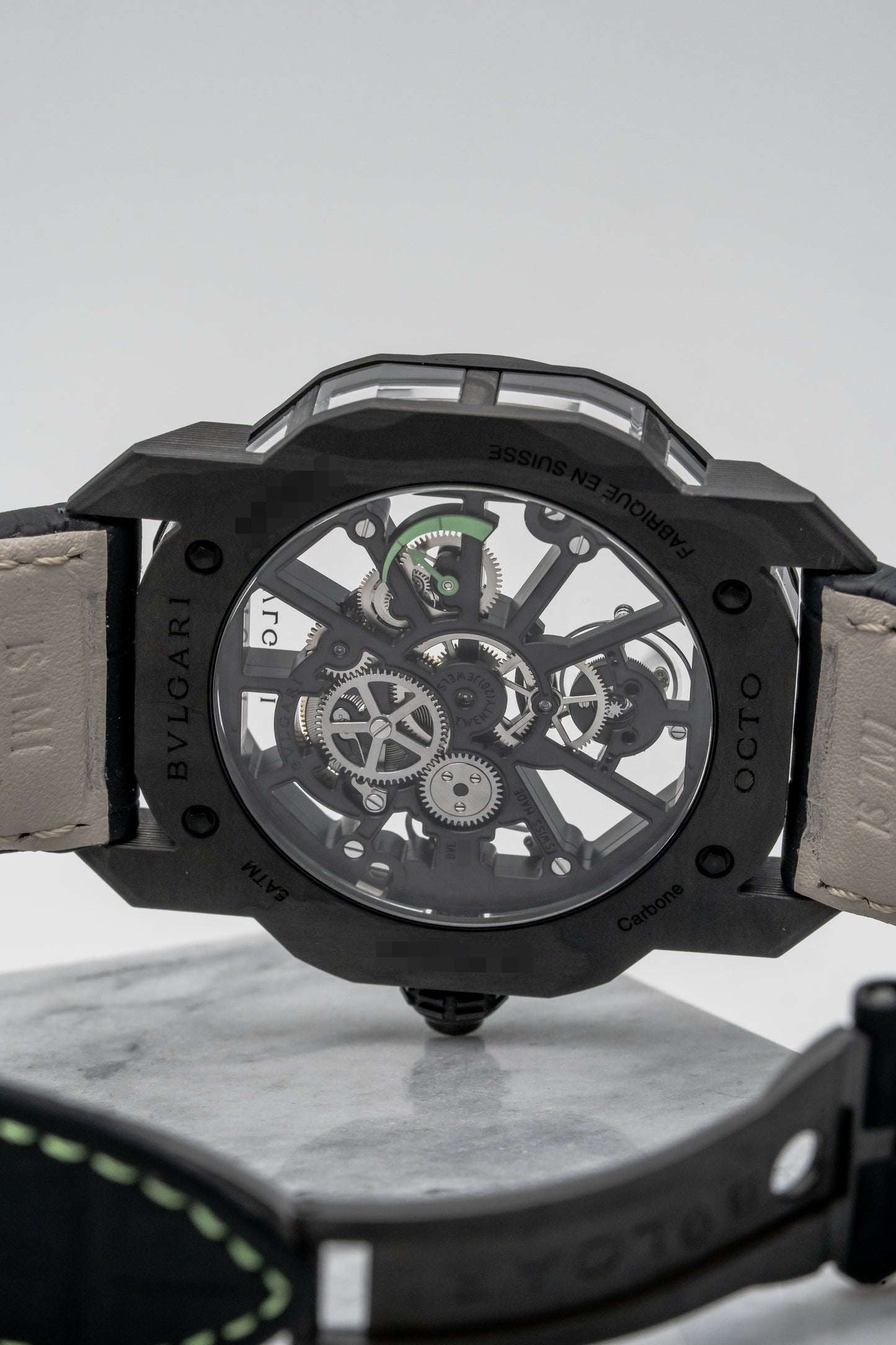 Bvlgari Octo Roma Carbon Tourbillon Carbon, Skeleton Dial