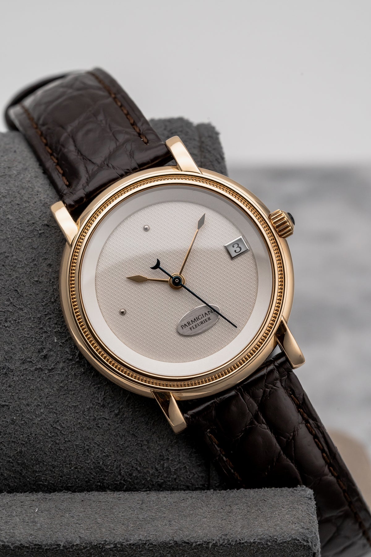 Parmigiani Fleurier Toric Classic PF000008 Barleycorn Guilloché Dial