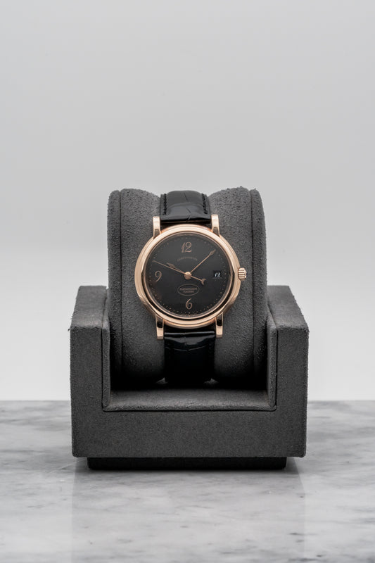 Parmigiani Fleurier Basica Chronometer Rose Gold C04442 Black Dial, Rose Gold